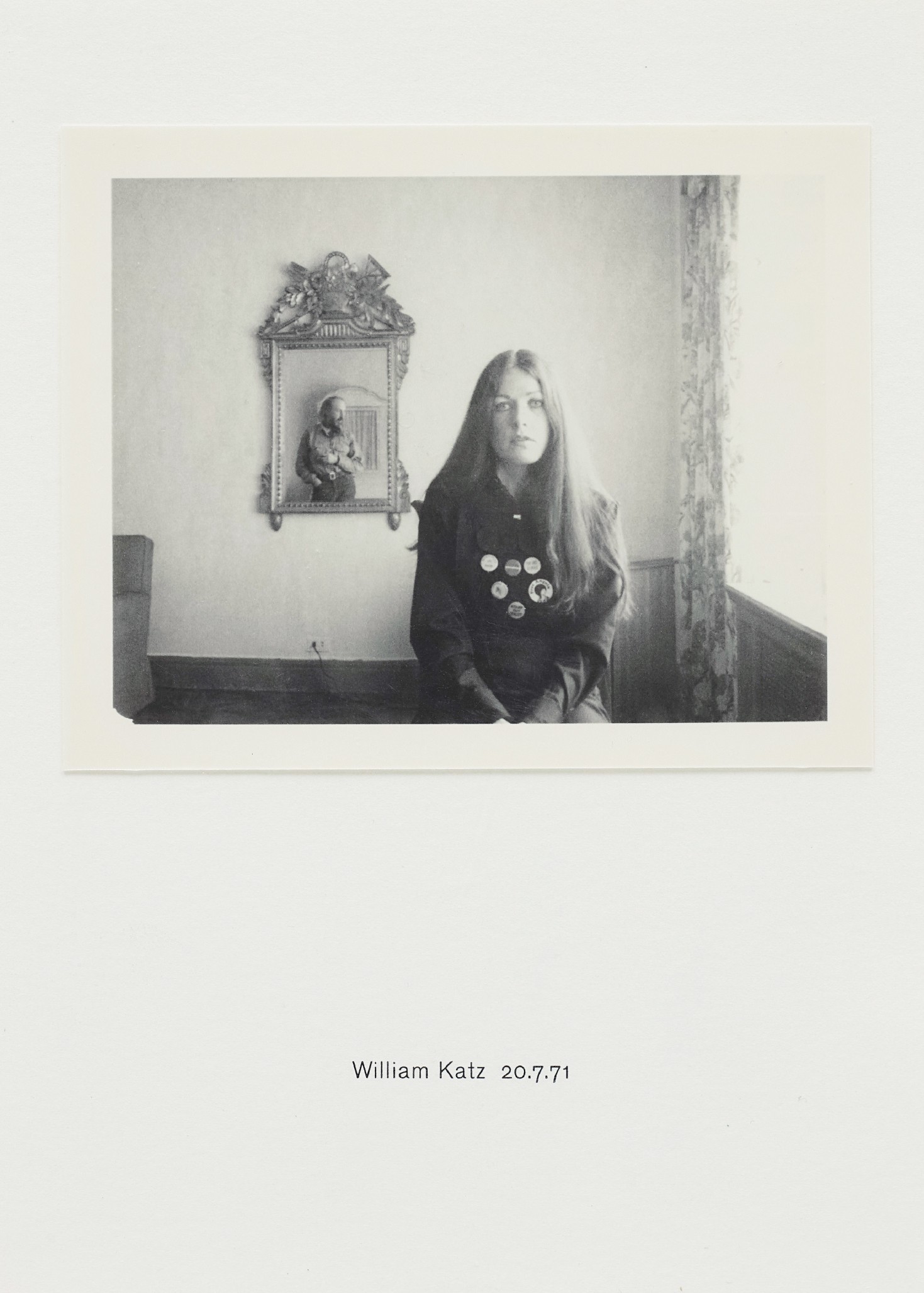 Richard Hamilton — Polaroid Portrait: William Katz 20.7.71