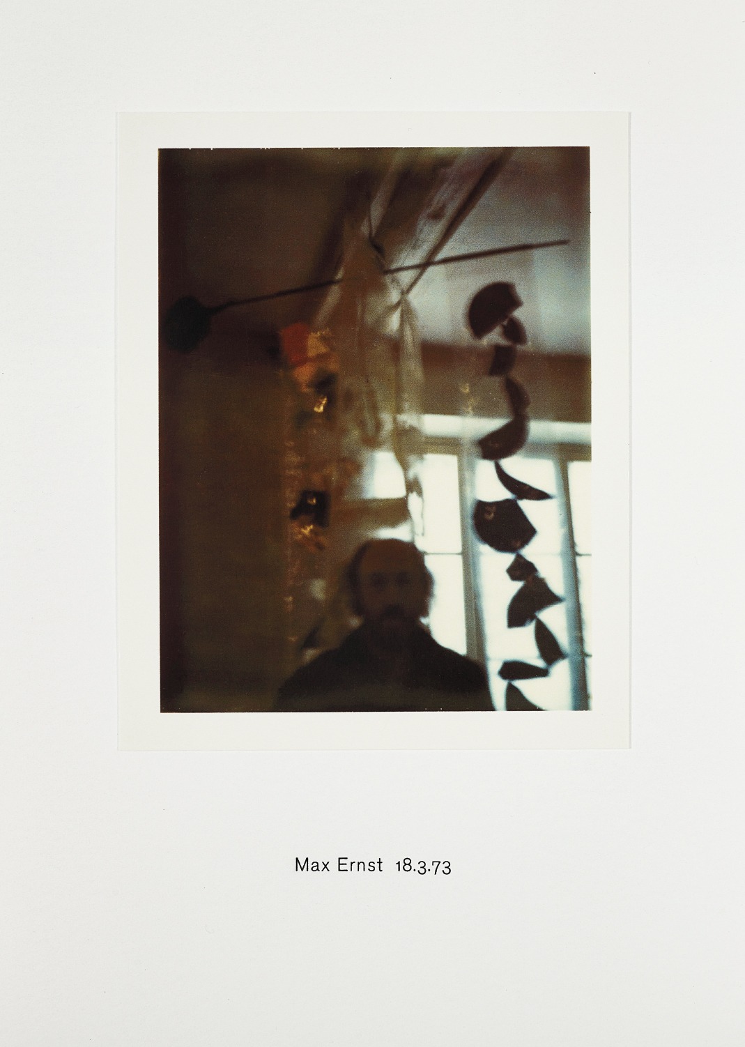 Richard Hamilton — Polaroid Portrait: Max Ernst 18.3.73