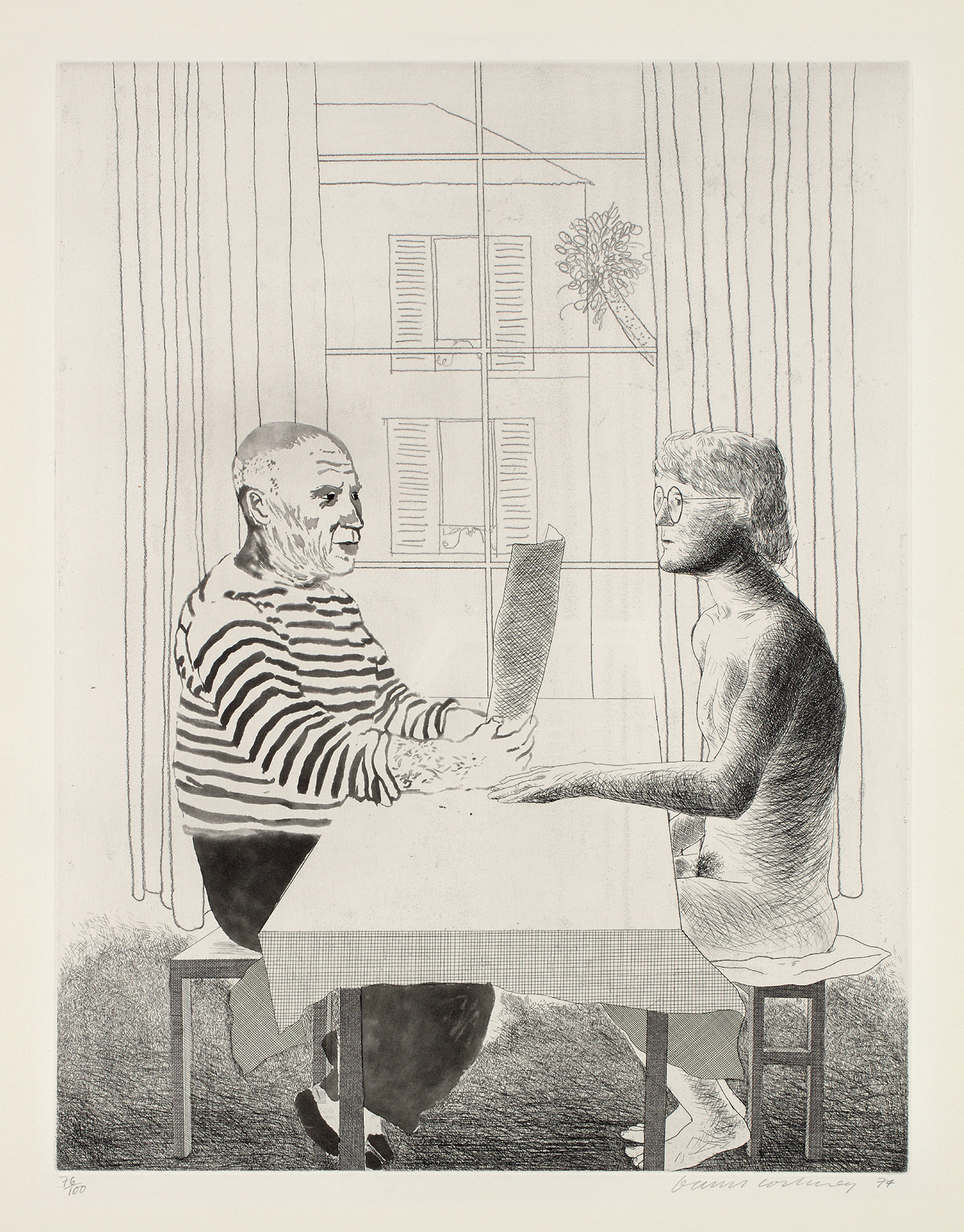 David Hockney — Artist and Model