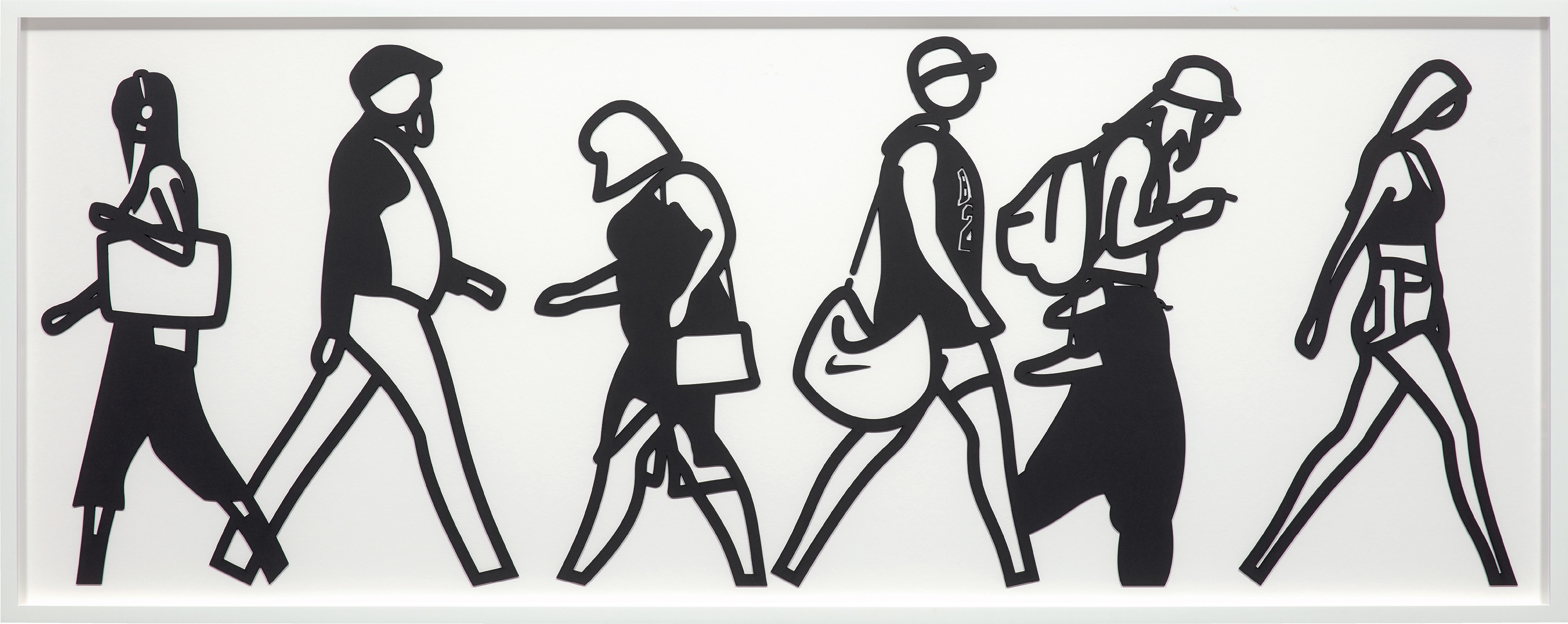 Julian Opie — Walking in Melbourne 1, from Walking in Melbourne series