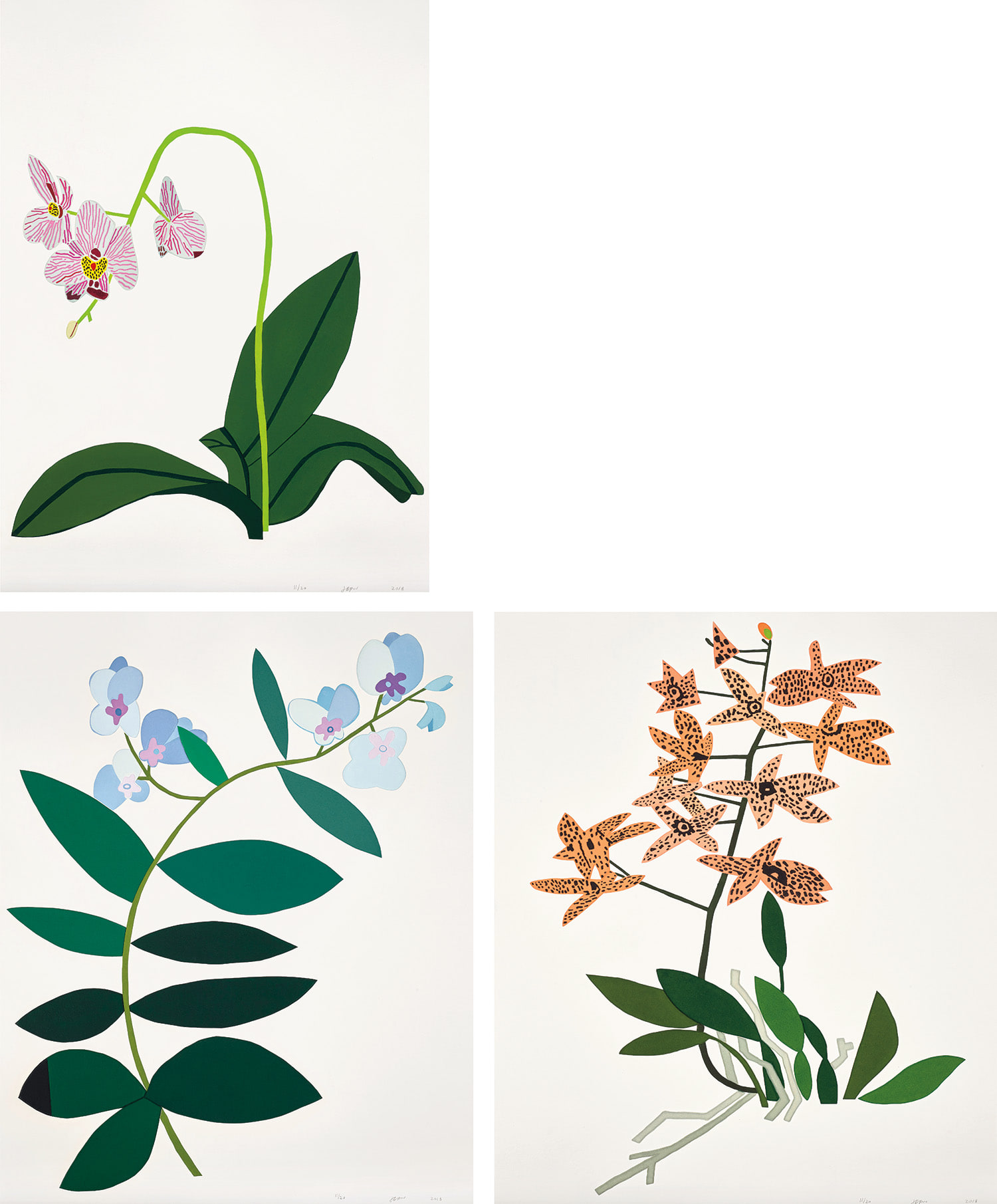 Jonas Wood — Three Clippings