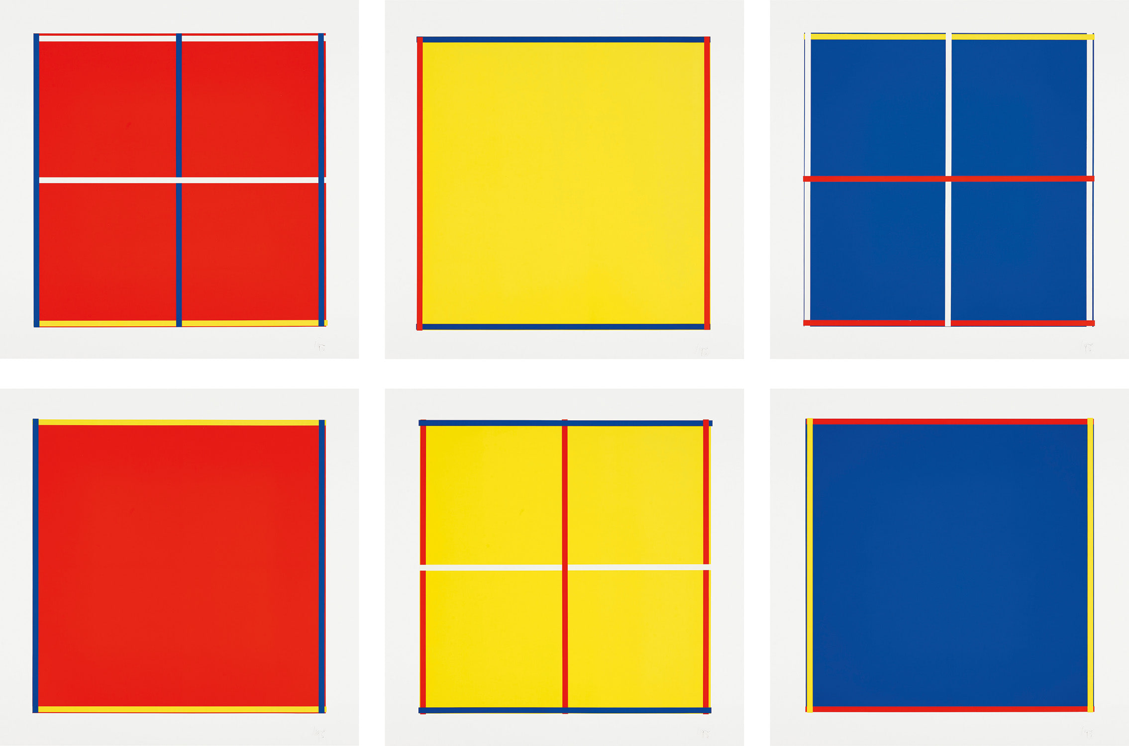 Imi Knoebel — Rot Gelb Blau Weiss (Red Yellow Blue White)