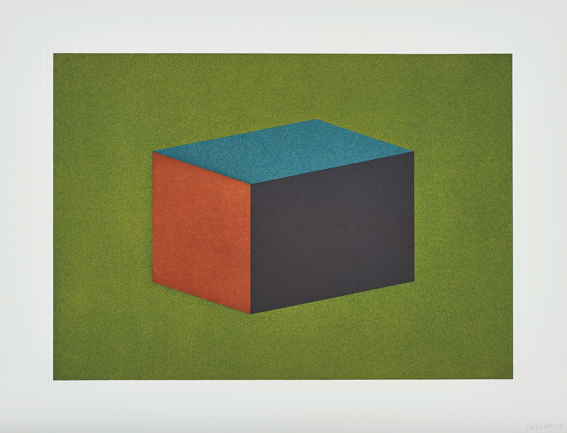 Sol LeWitt — Forms Derived from a Cubic Rectangle: Plate #01