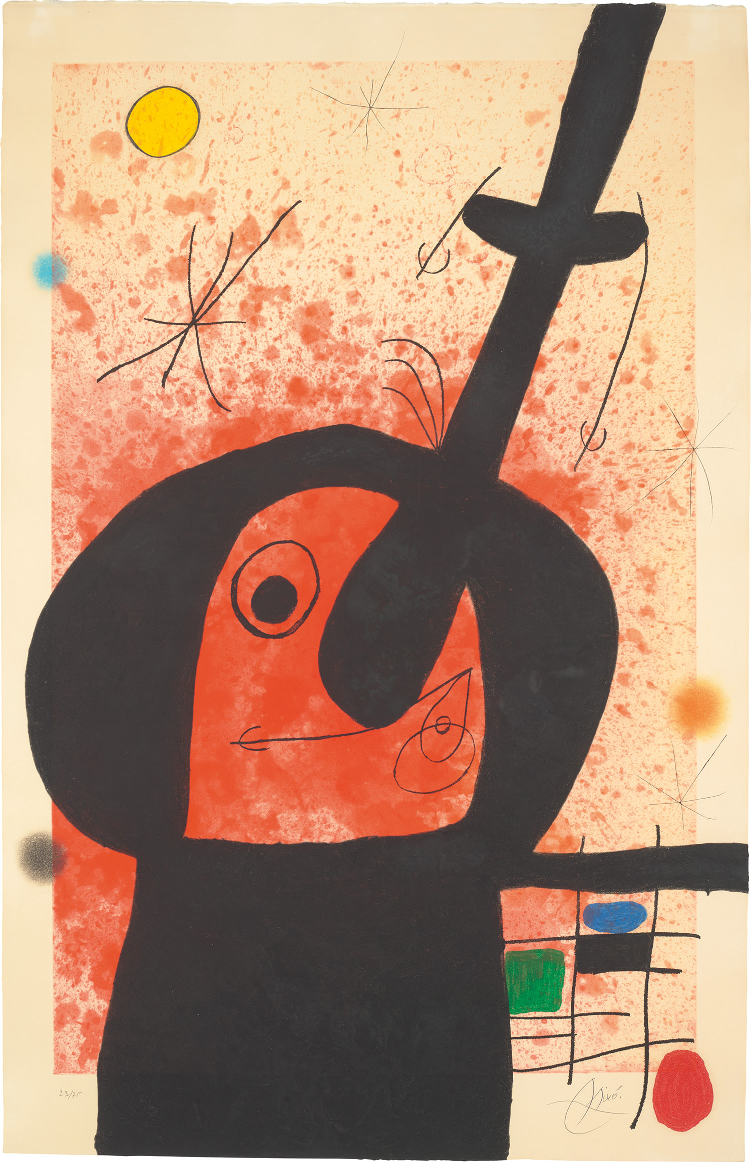 Joan Miró — Le Penseur puissant (The Mighty Thinker)