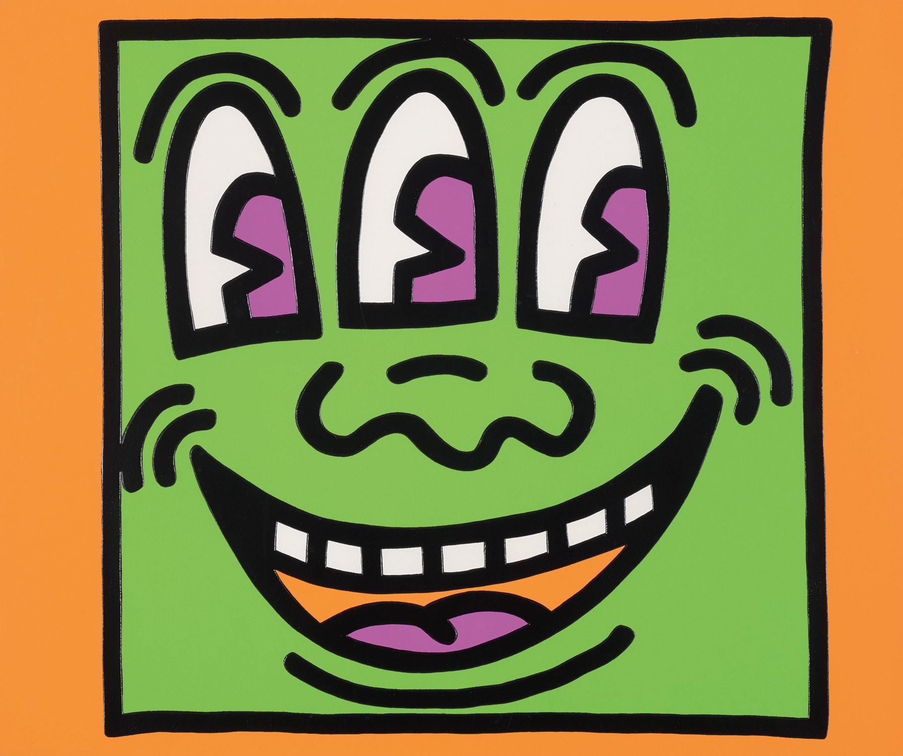 Keith Haring — Icons: one plate