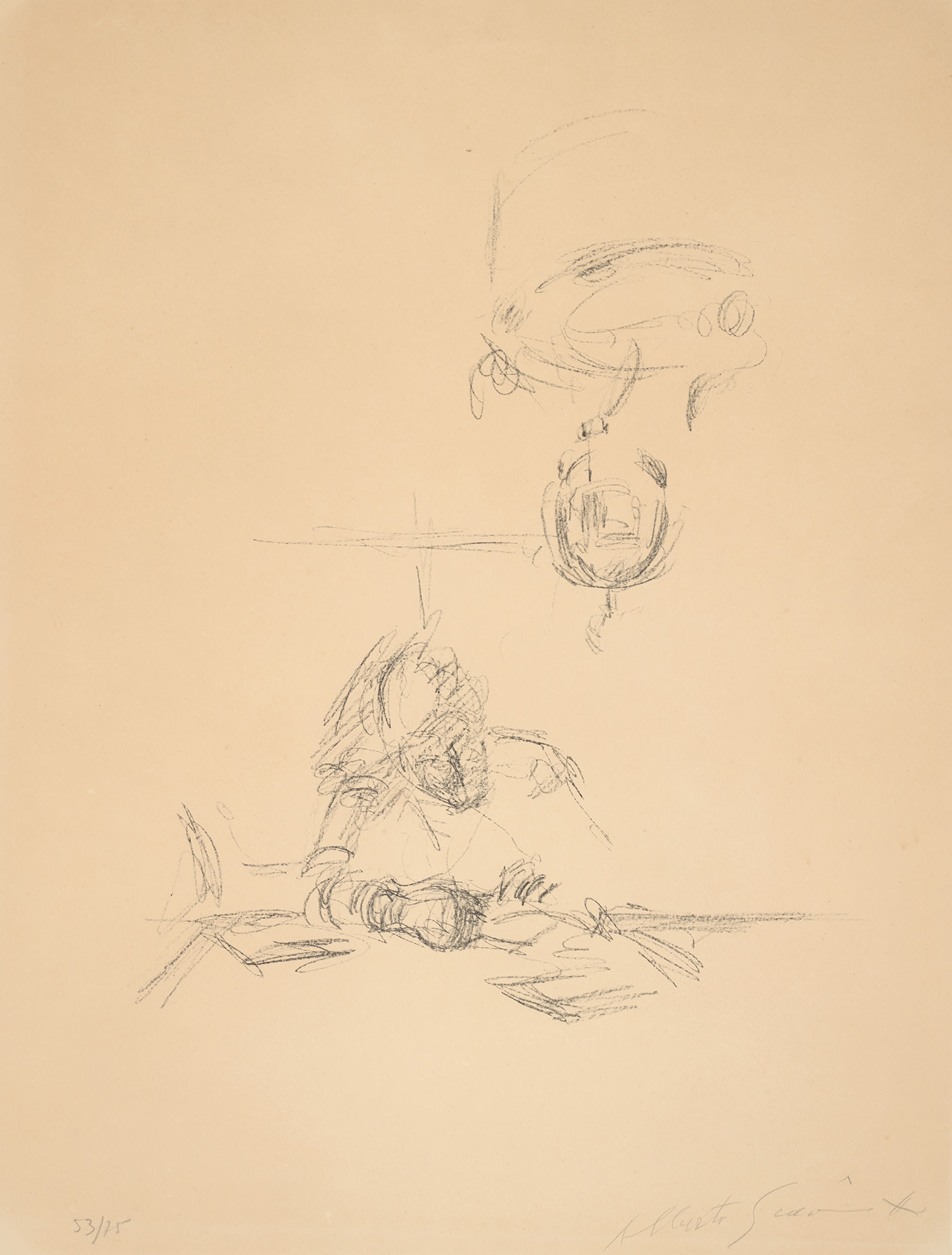 Alberto Giacometti — Mère de l'artiste lisant III (The Artist's Mother Reading III)