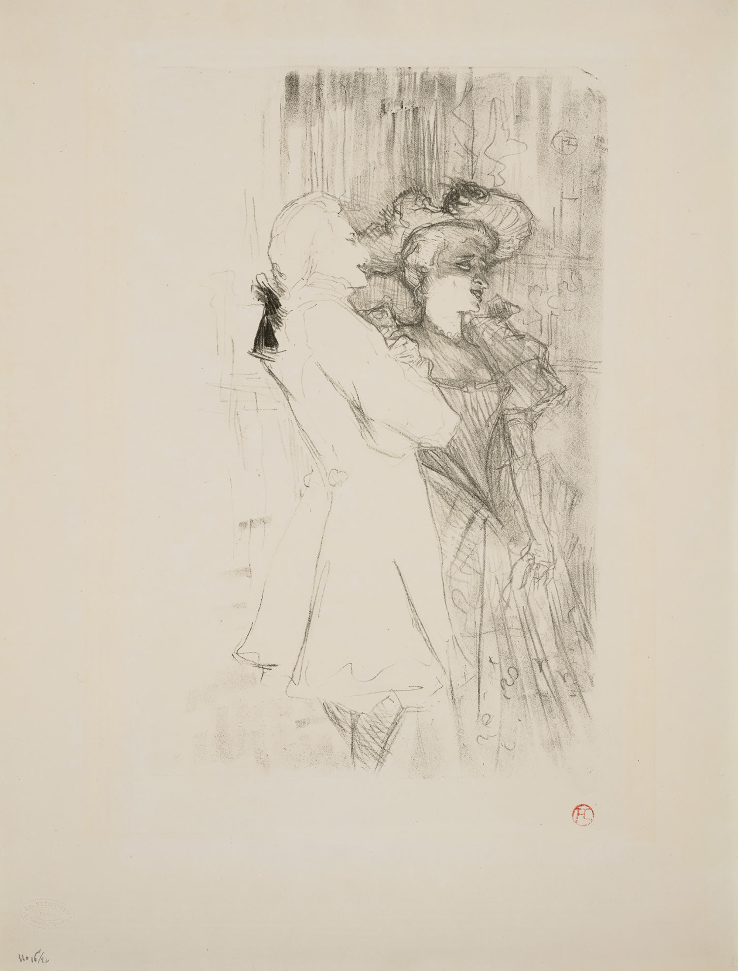 Henri de Toulouse-Lautrec — Lender et Auguez, dans 'La Chanson de Fortunio' (Lender and Auguez, in 'La Chanson de Fortunio')