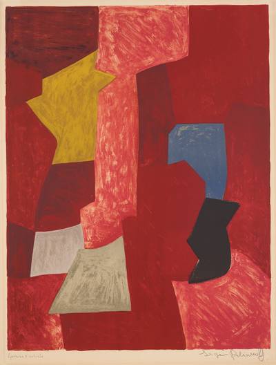 Composition rouge, jaune et bleue (Composition Red, Yellow and Blue)