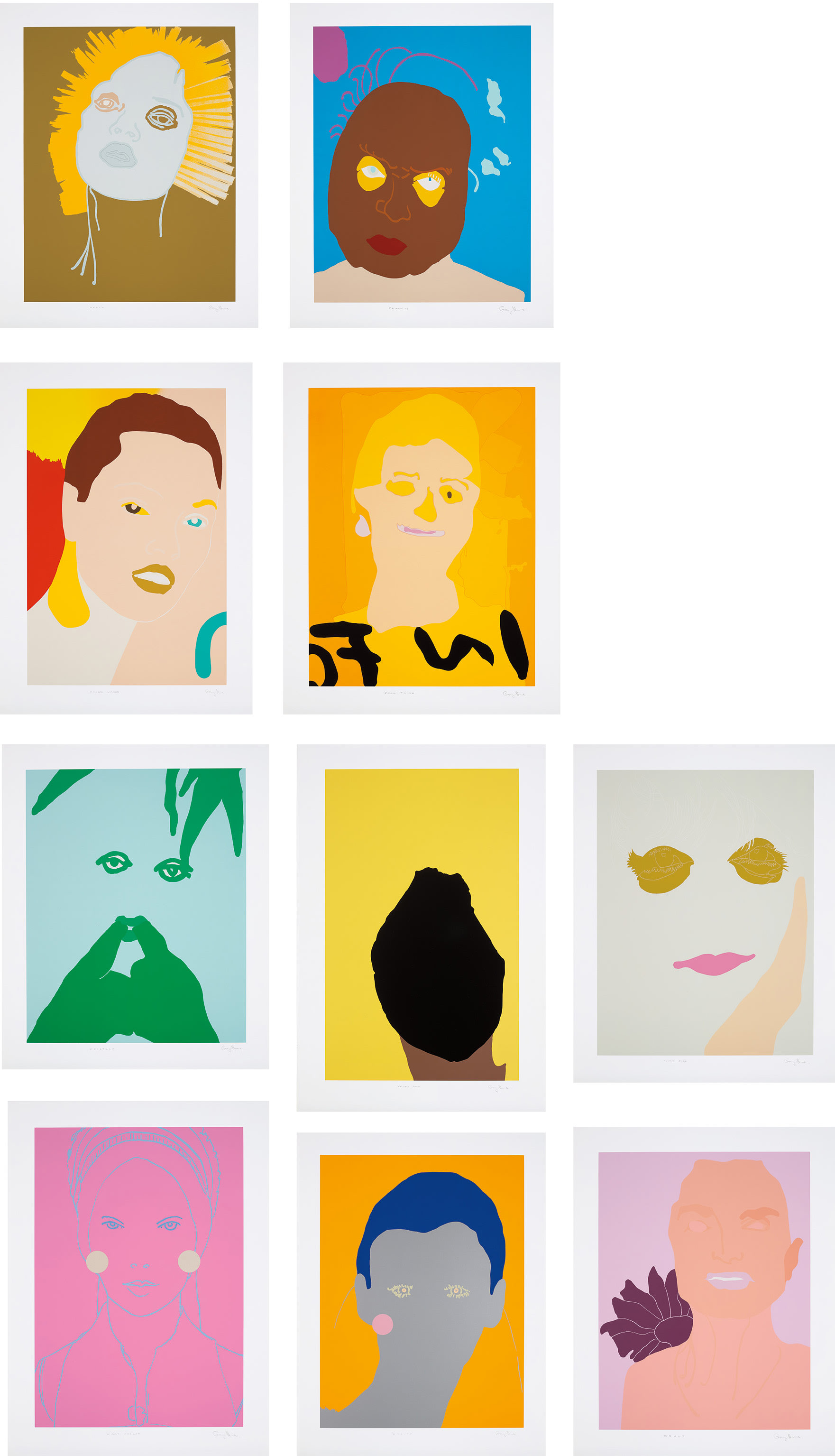 Gary Hume — Portraits