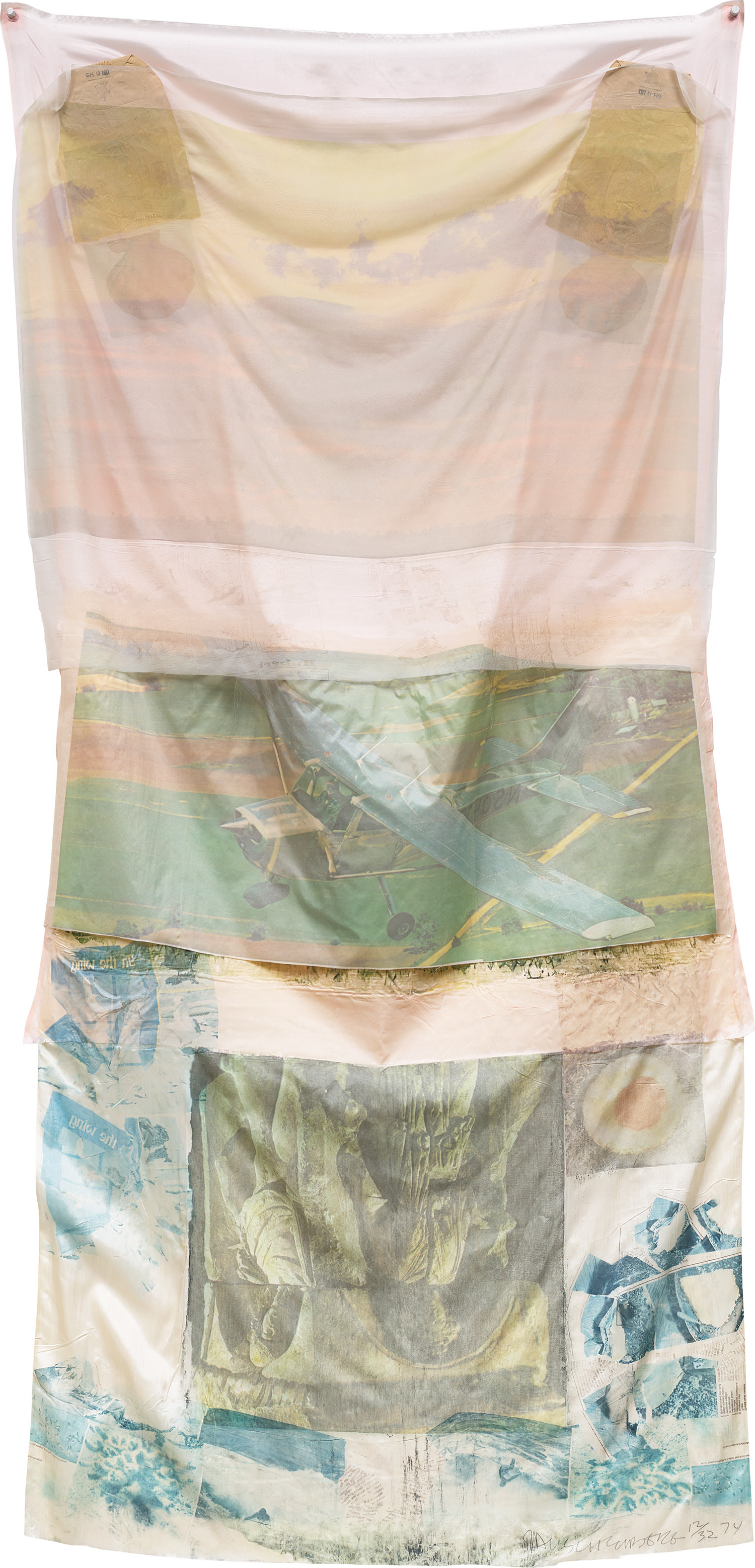 Robert Rauschenberg — Scrape, from Hoarfrost Editions