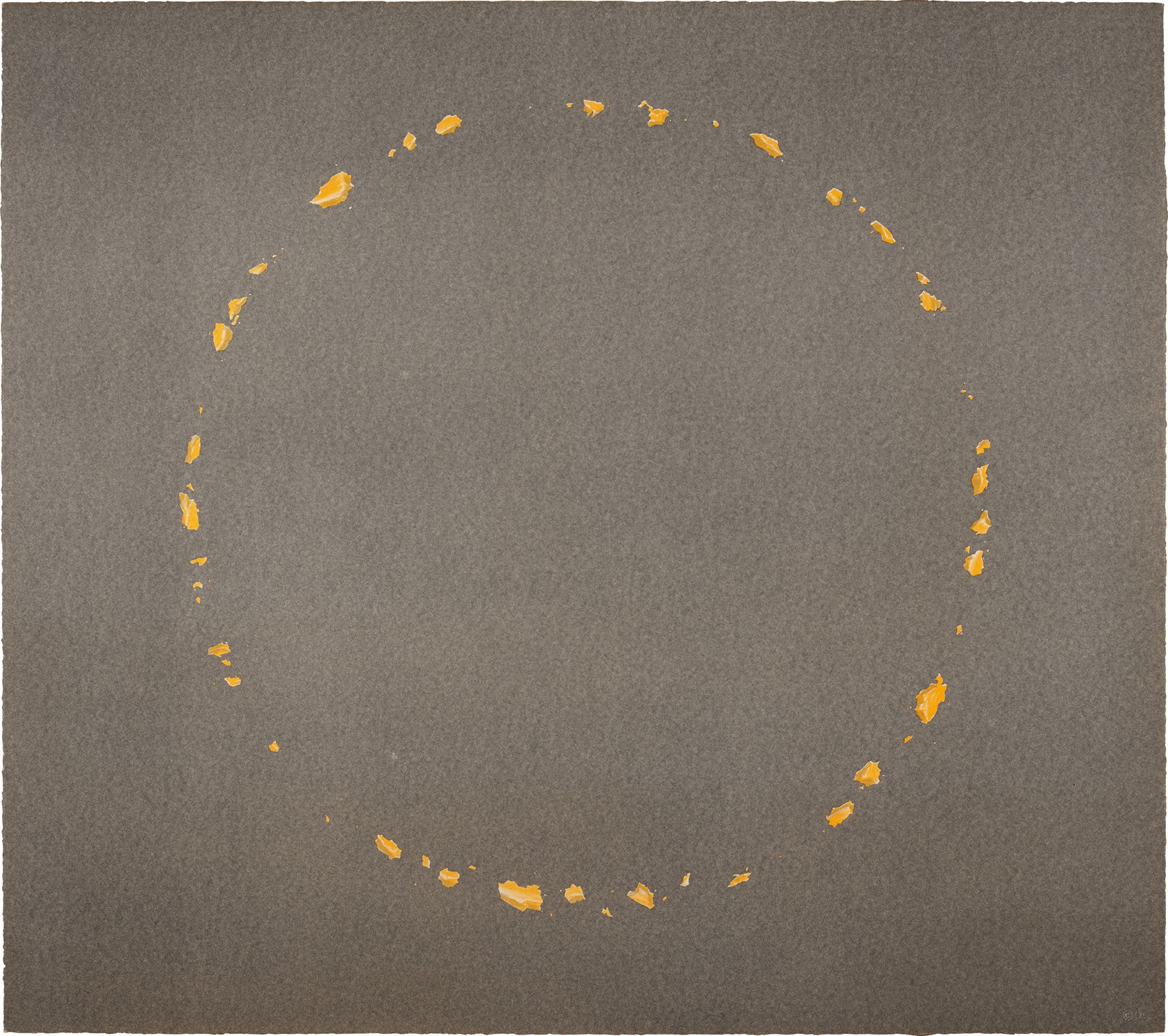 Ed Ruscha — Cheese Circle, from Various Cheeses