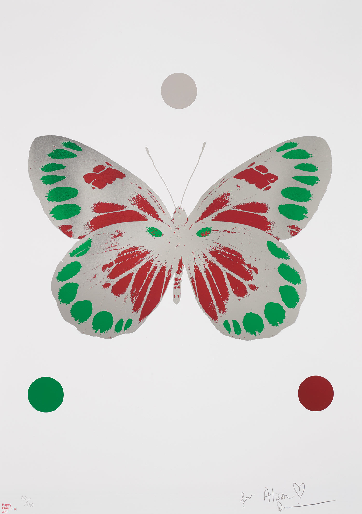 Damien Hirst — Science Xmas Butterfly Print