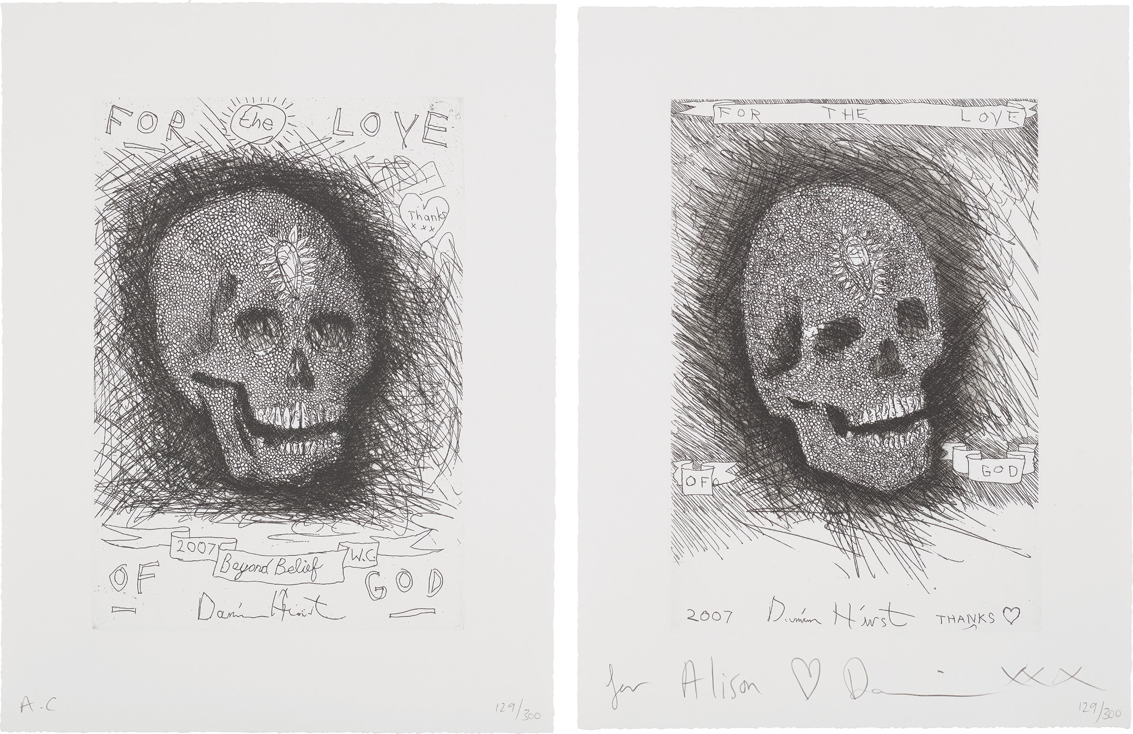 Damien Hirst — For the Love of God, Beyond Belief