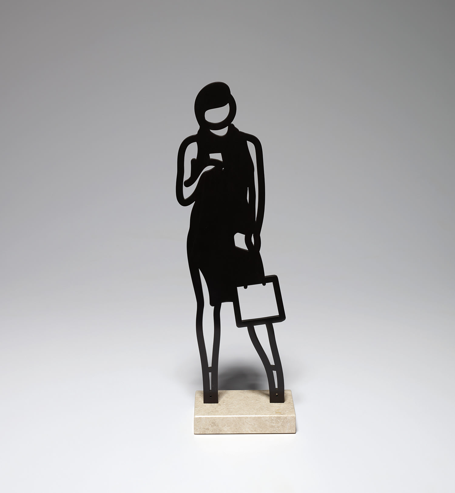 Julian Opie — Telephone, from Melbourne Statuettes