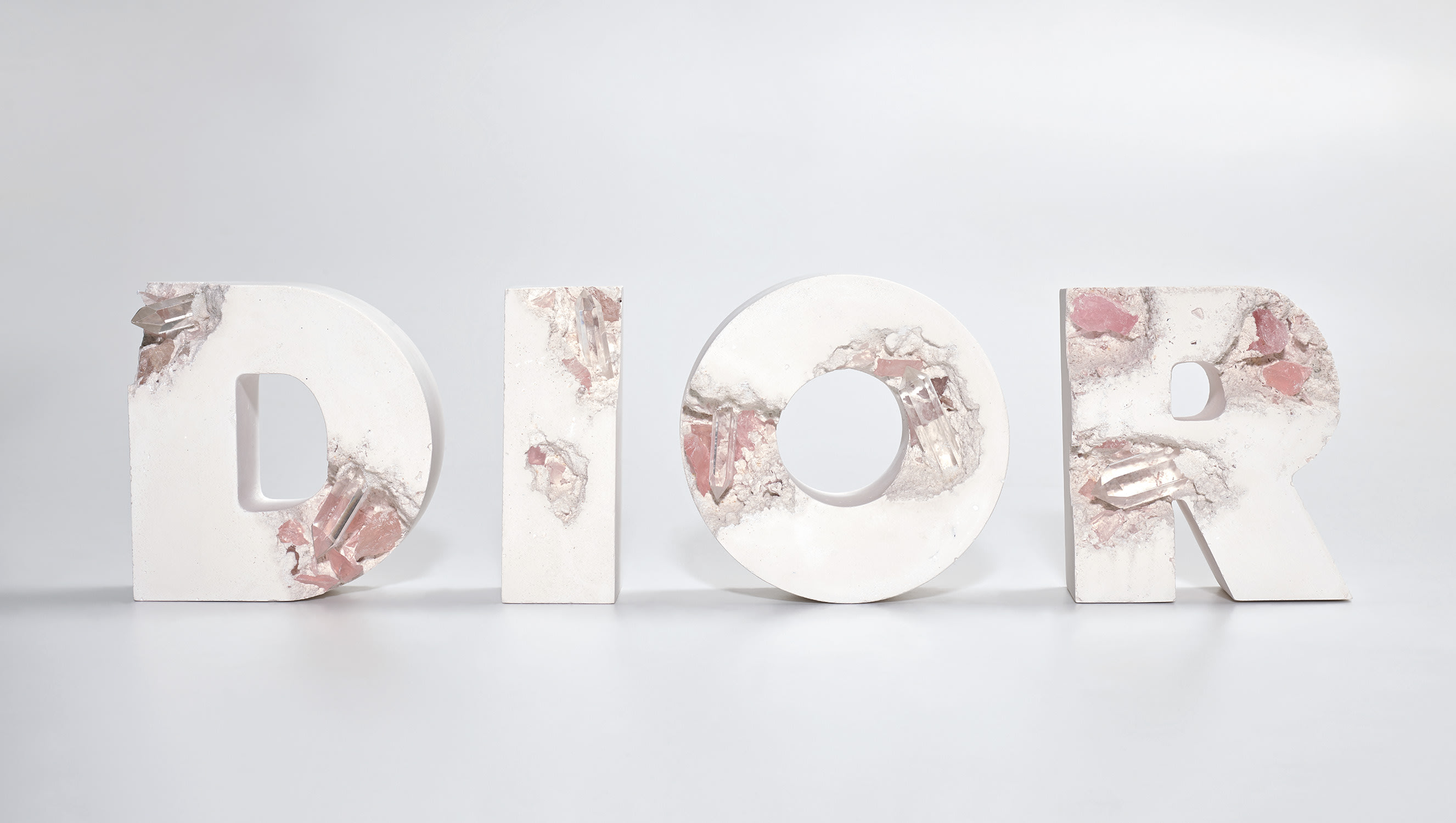 Daniel Arsham — Future Relic D.I.O.R. Eroded Letters