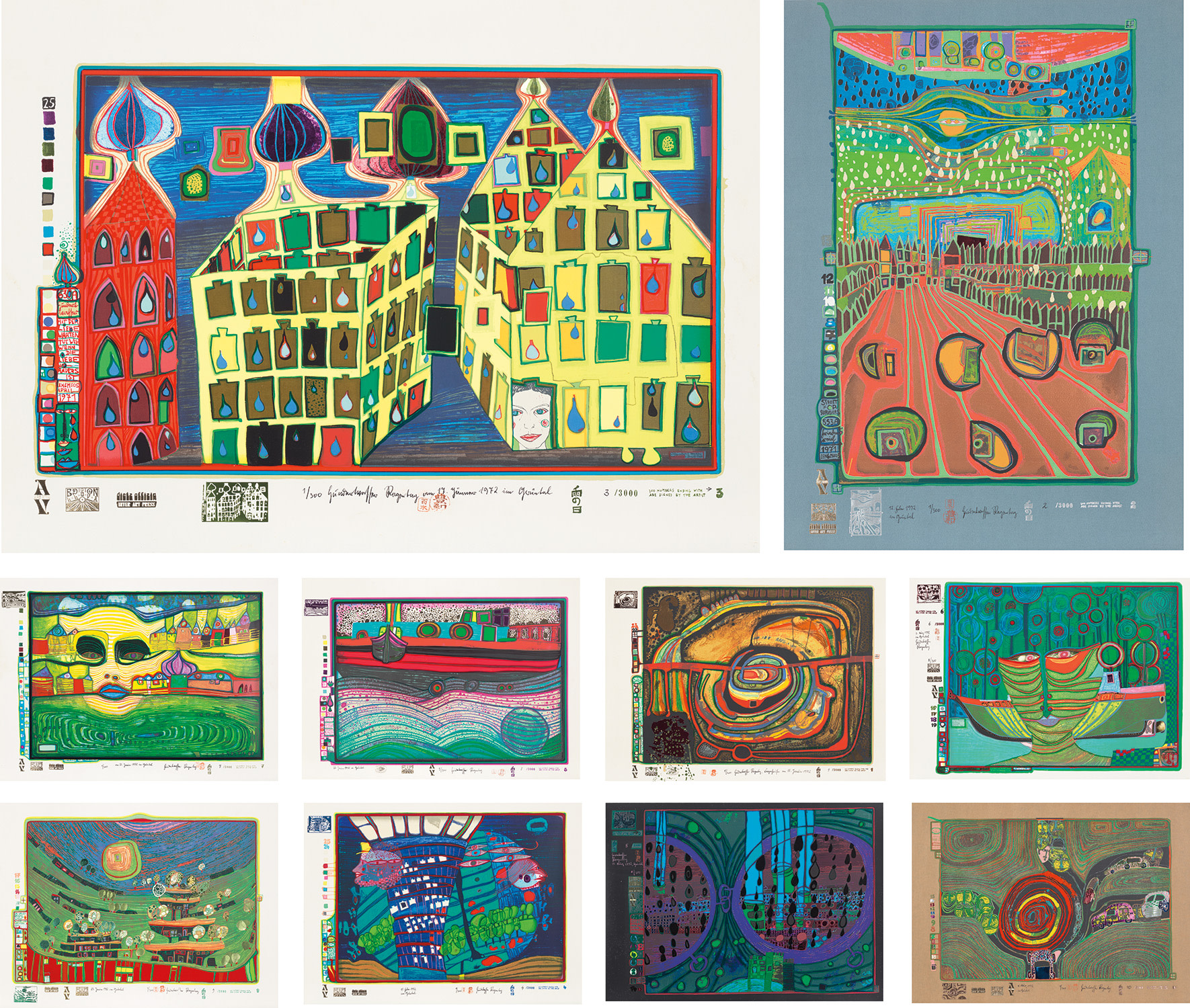 Look at it on a Rainy Day (Regentag portfolio) (K. 44-53)