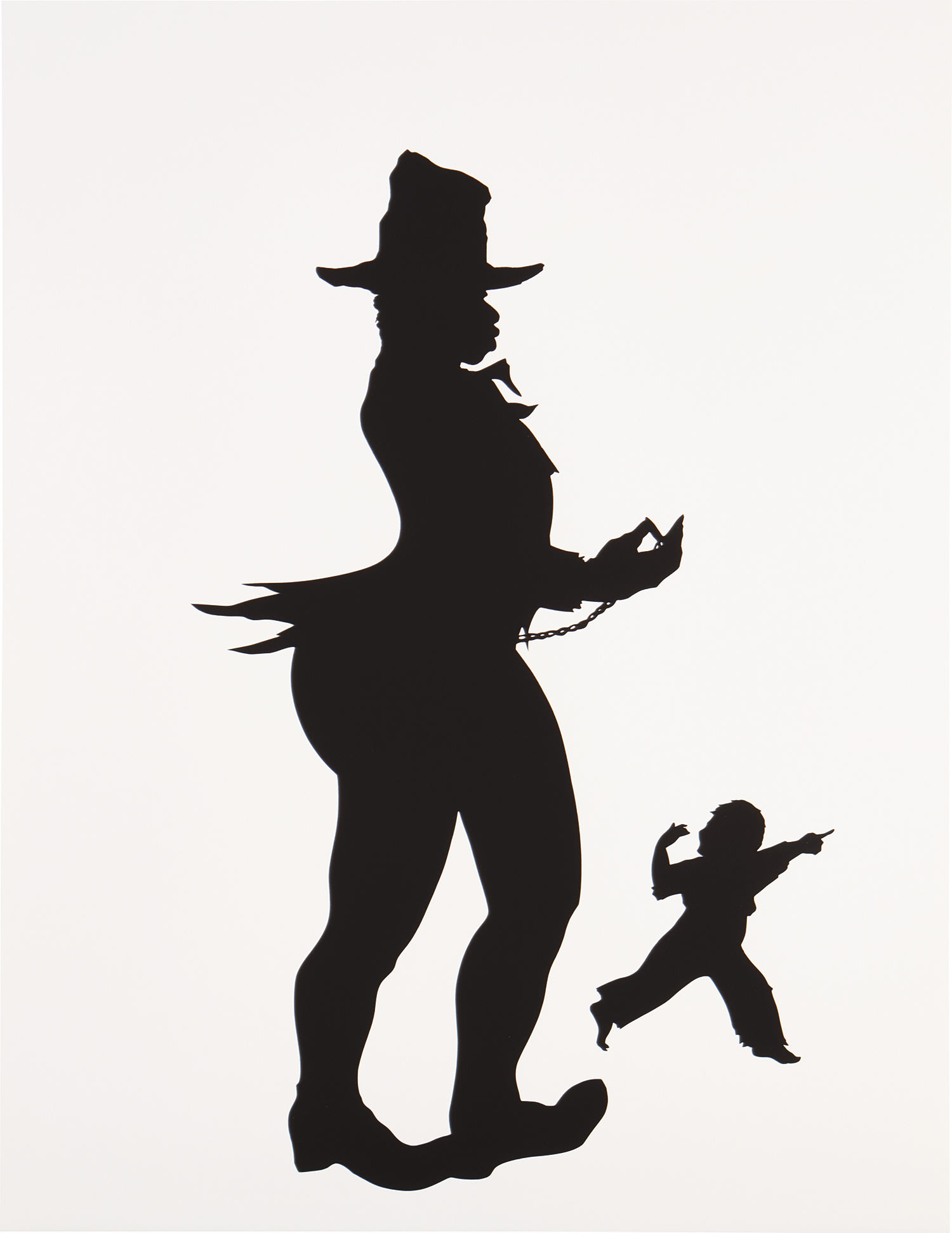 Kara Walker — Pocketwatch, scene No. 5 from The Emancipation Approximation