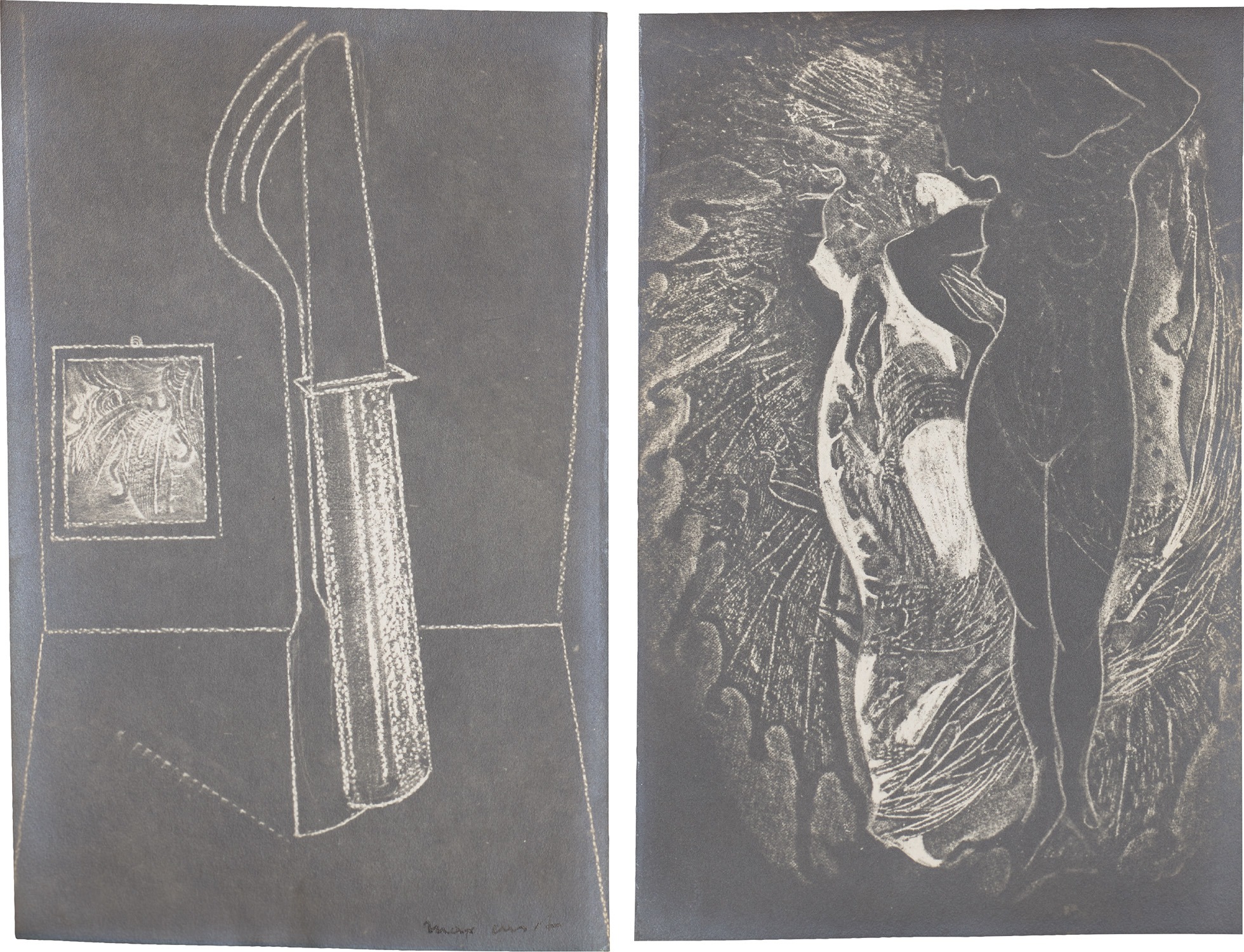 Max Ernst — Mr. Knife, Miss Fork (S. & L. 13)