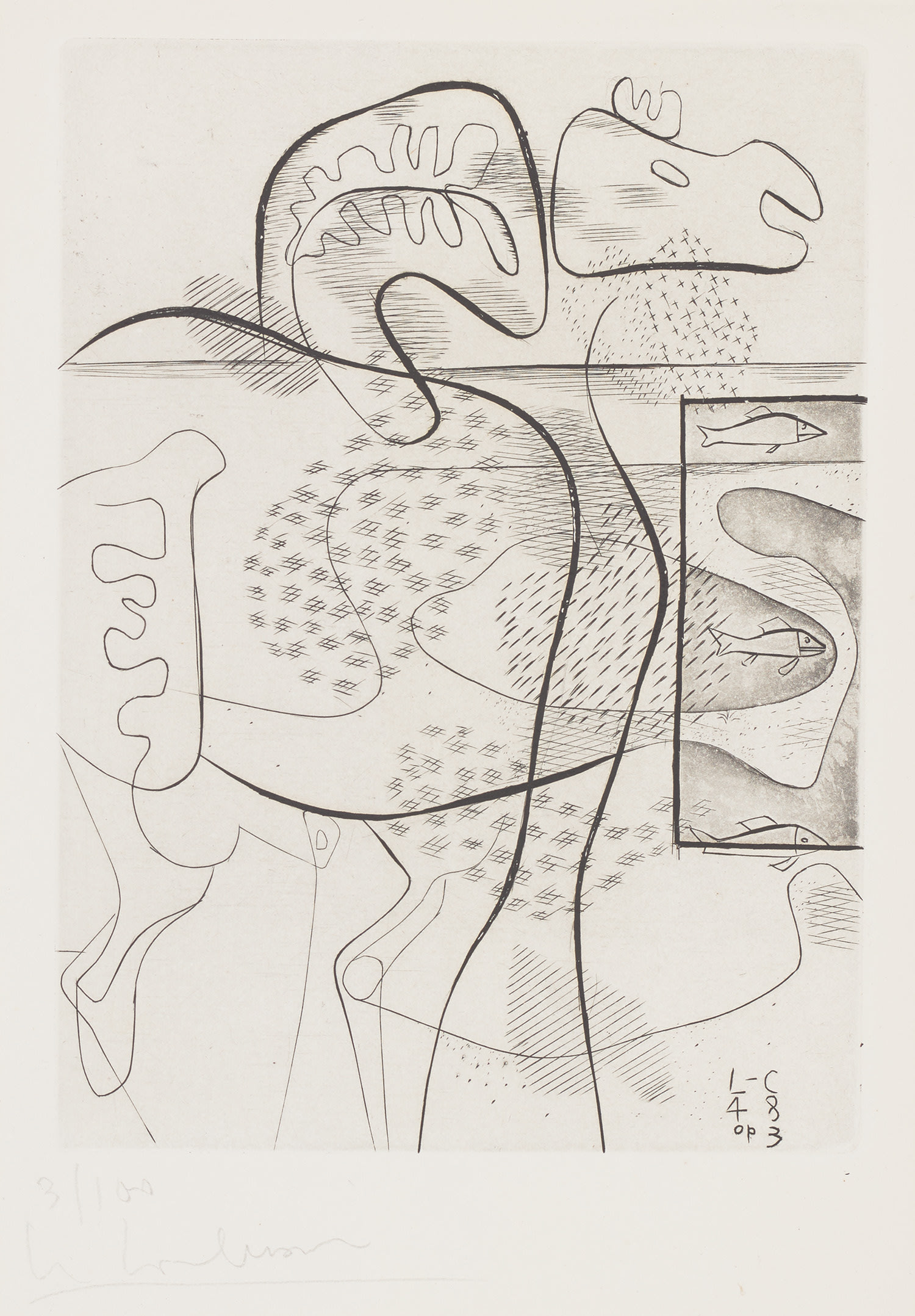 Le Corbusier — Dinosaure (Dinosaur) (W. 23)