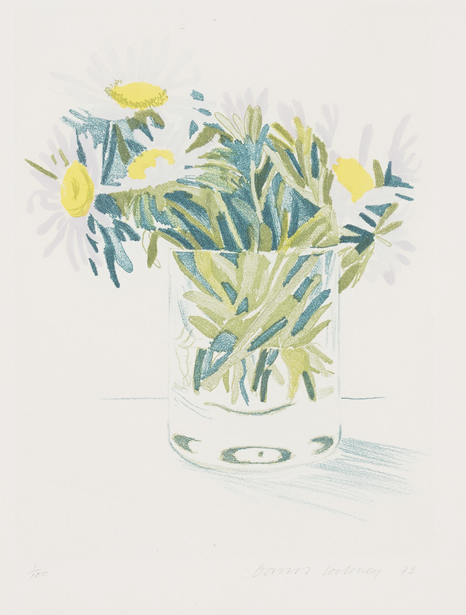 David Hockney — Marguerites (S.A.C. 157, M.C.A.T. 141)