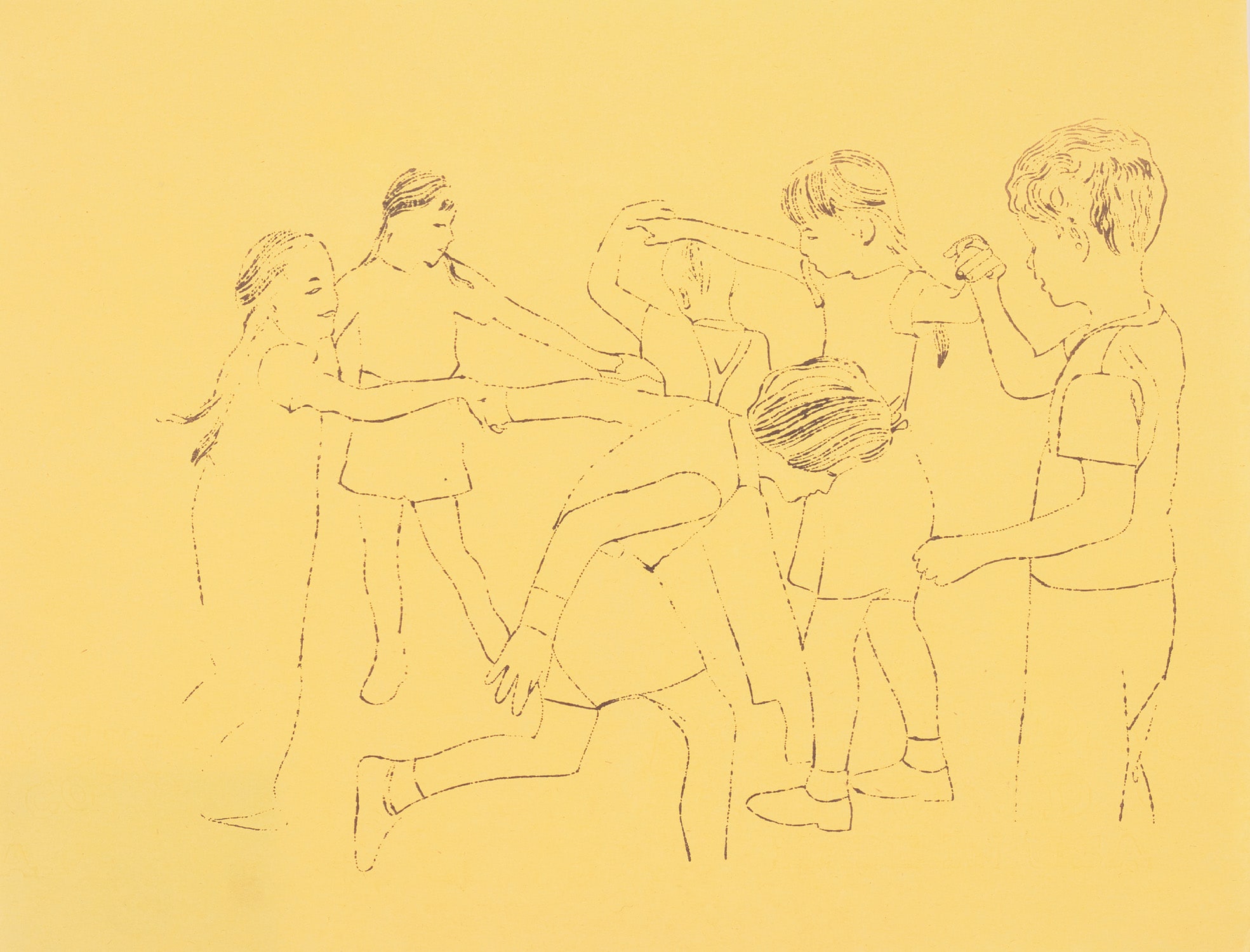 Andy Warhol — Happy December (Children Playing Ring Around The Rosie)