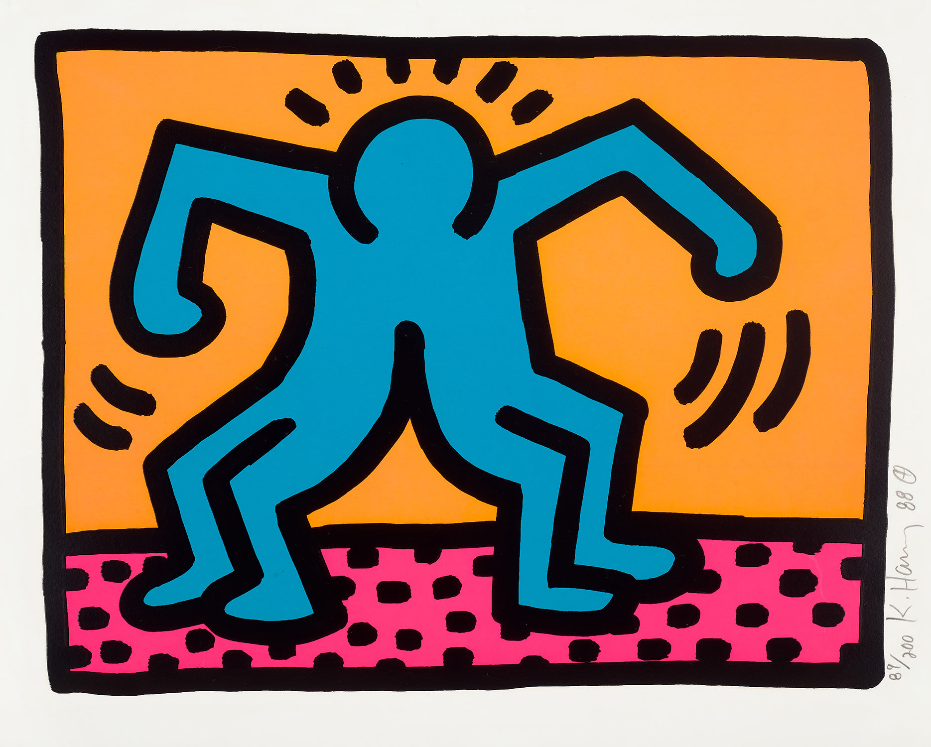 Keith Haring — Pop Shop II: one plate (L. pp. 96-97)