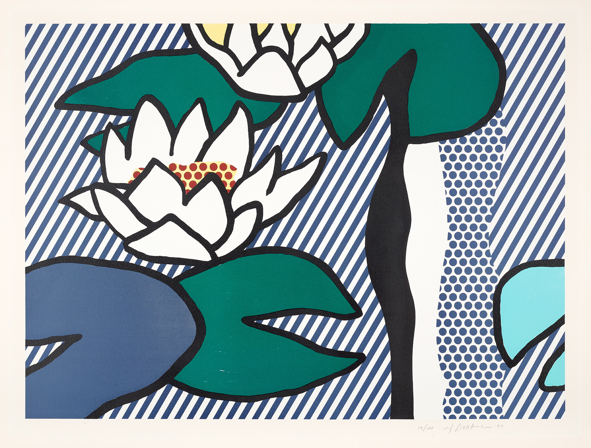 Roy Lichtenstein — Les nymphéas (The Water Lilies) (C. 280)