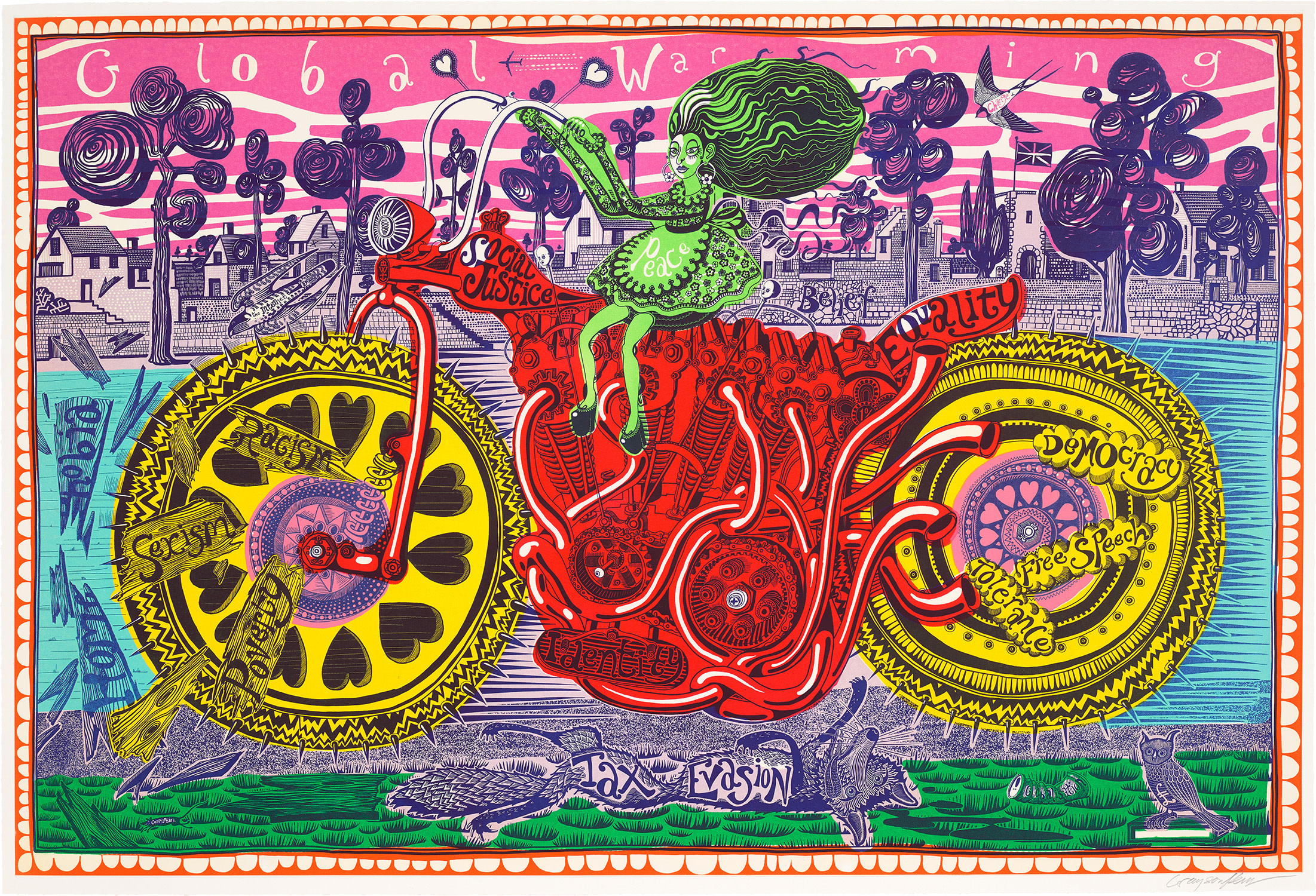 Grayson Perry — Selfie with Political Causes
