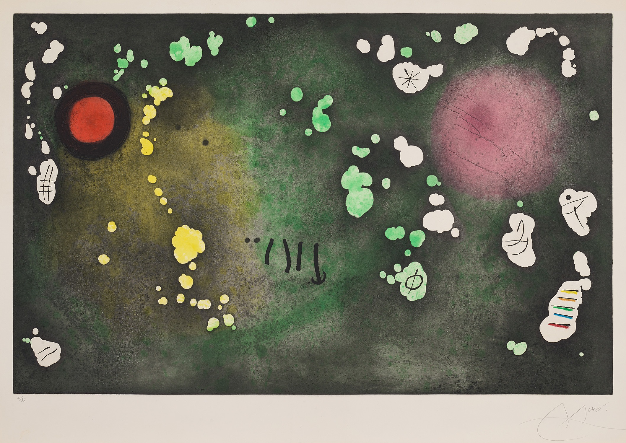 Joan Miró — Archipel sauvage V (Savage Archipelago V) (D. 531)