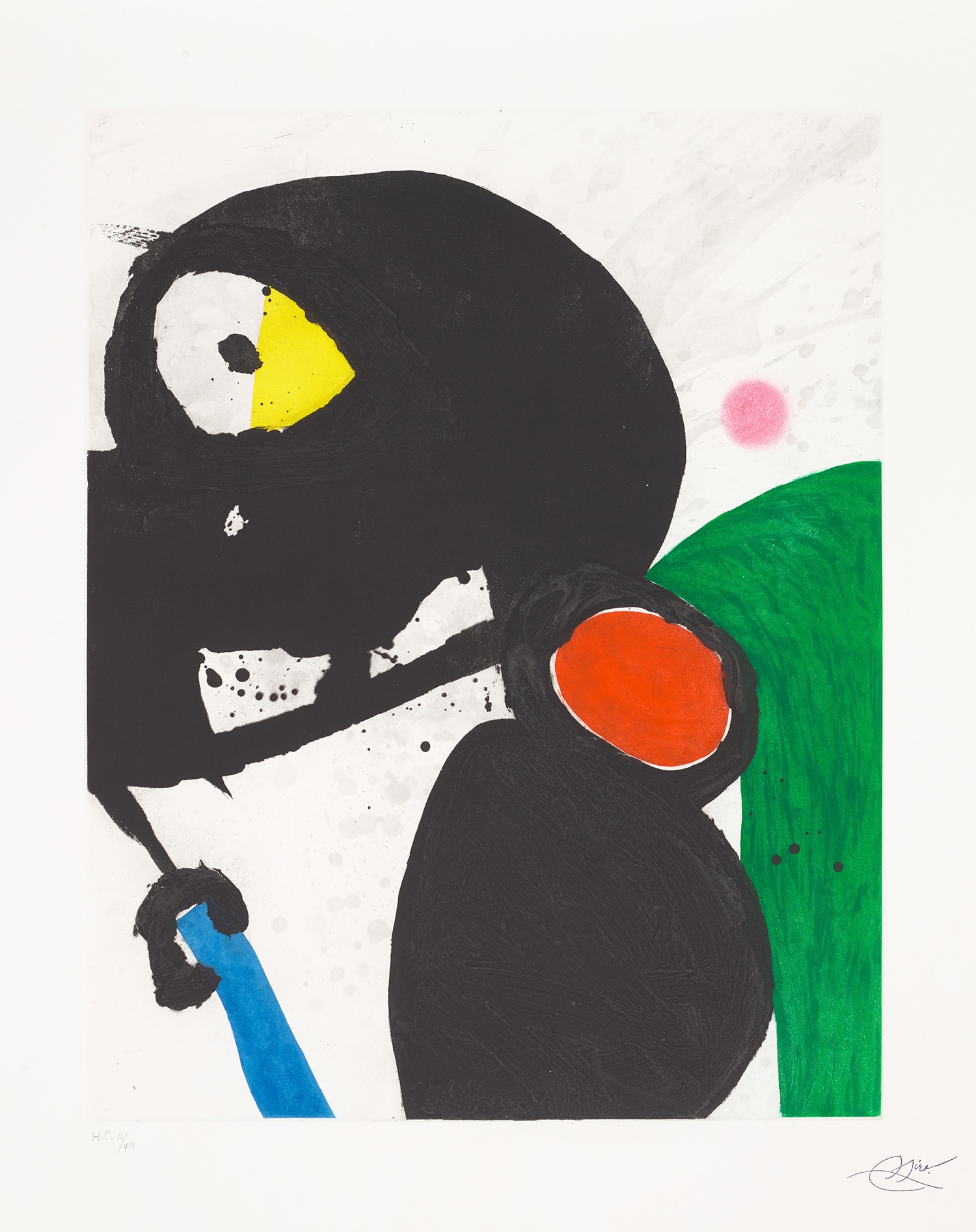 Joan Miró — La mangeuse de crabes (The Woman Crab-Eater), from People of the Sea (D. 1276)