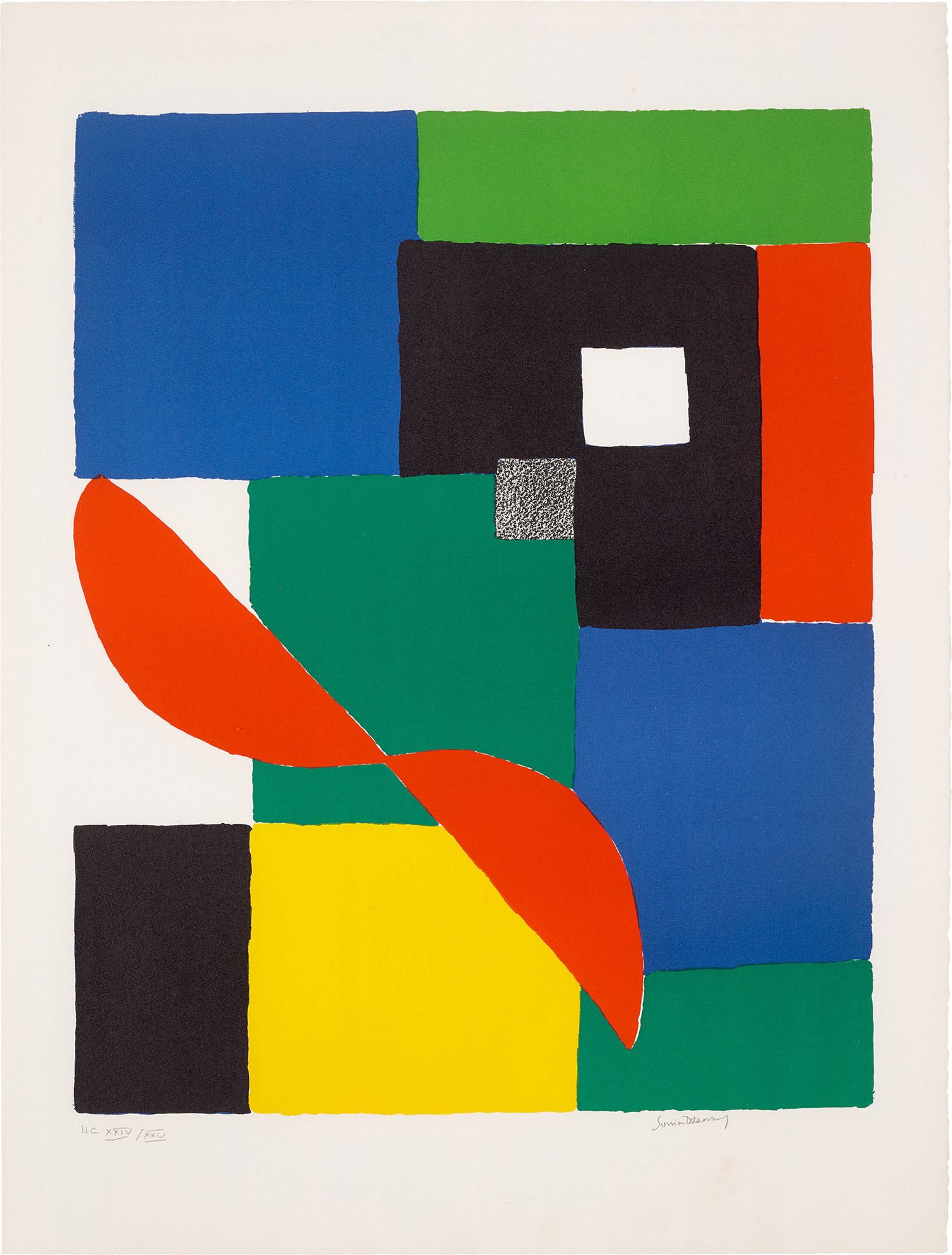 Sonia Delaunay — Hélice rouge (Red Propeller)