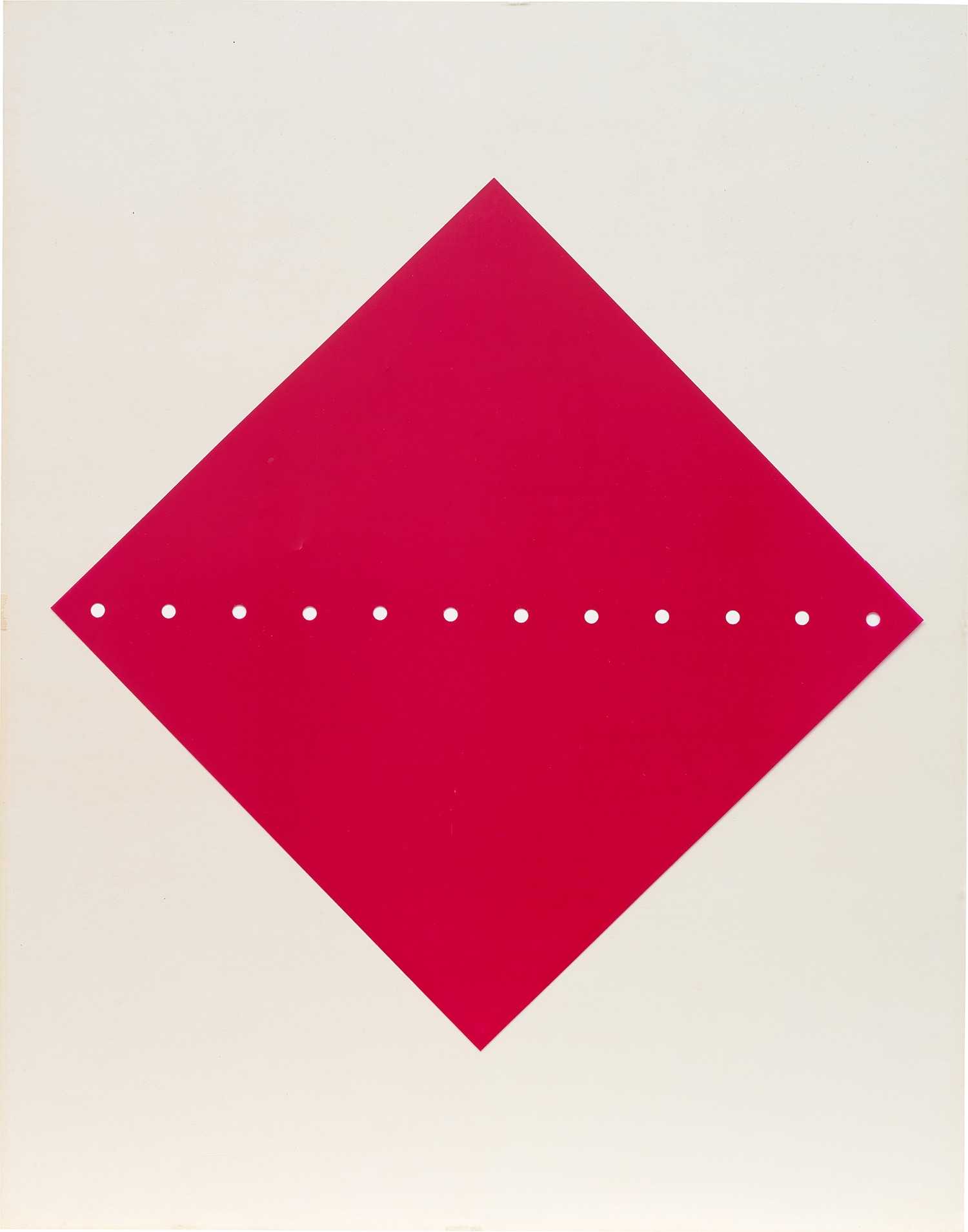 Lucio Fontana — Concetto Spaziale (Space Concept) (R. & R. S-17)