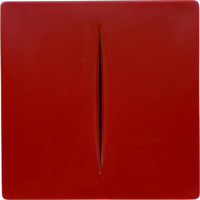 Concetto Spaziale (Space Concept) (Red) (R. & R. M15)