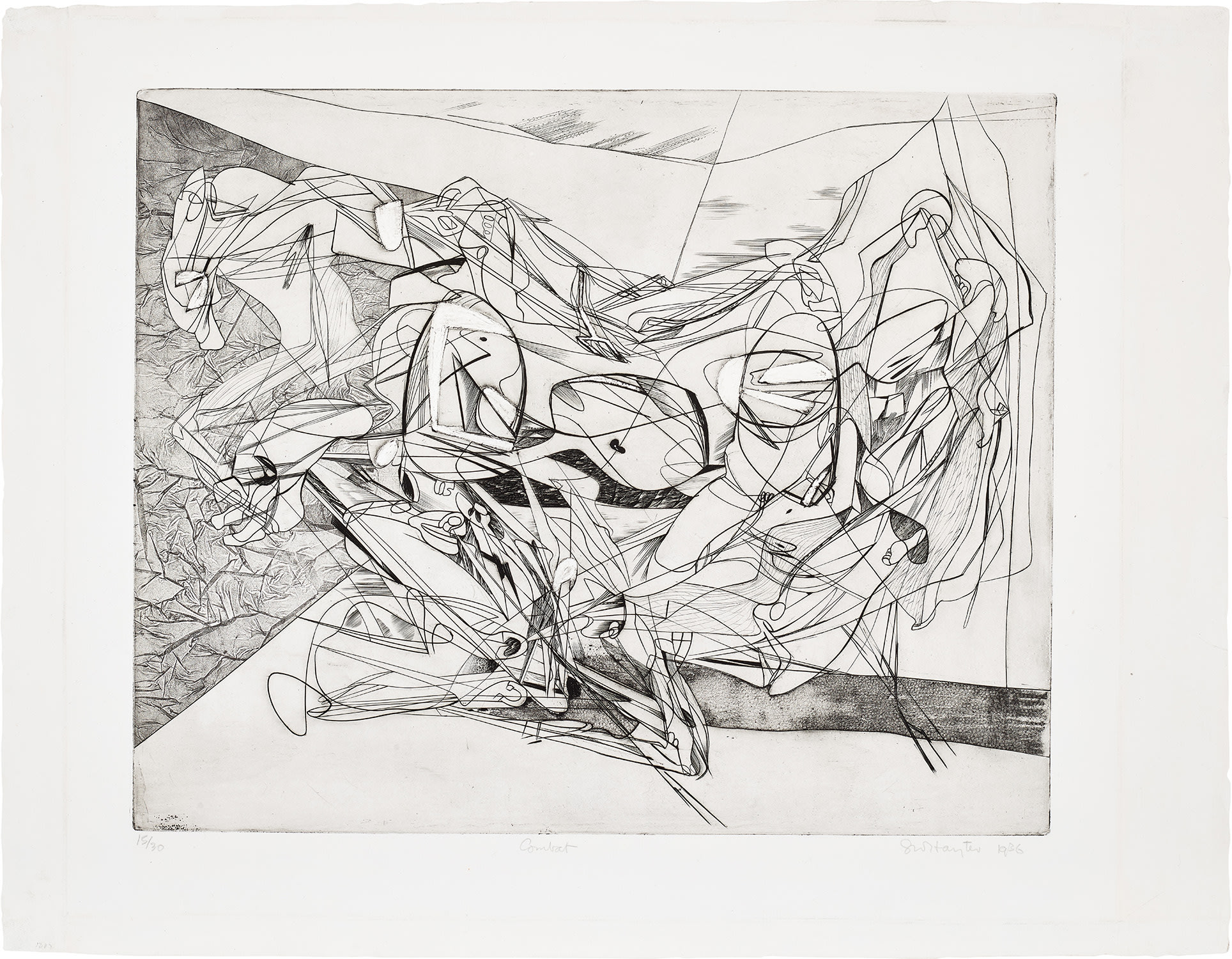 Stanley William Hayter — Combat (B. & M. 102)