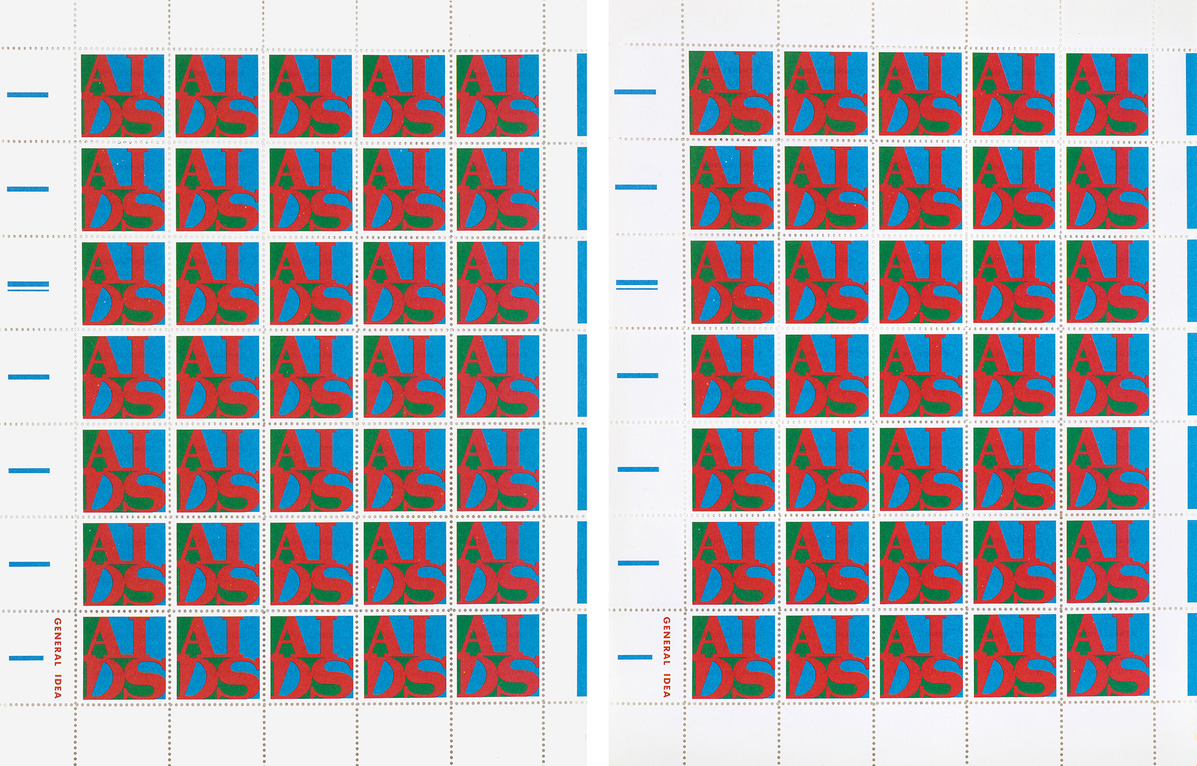 AIDS (Stamps) (for Parkett No. 15)