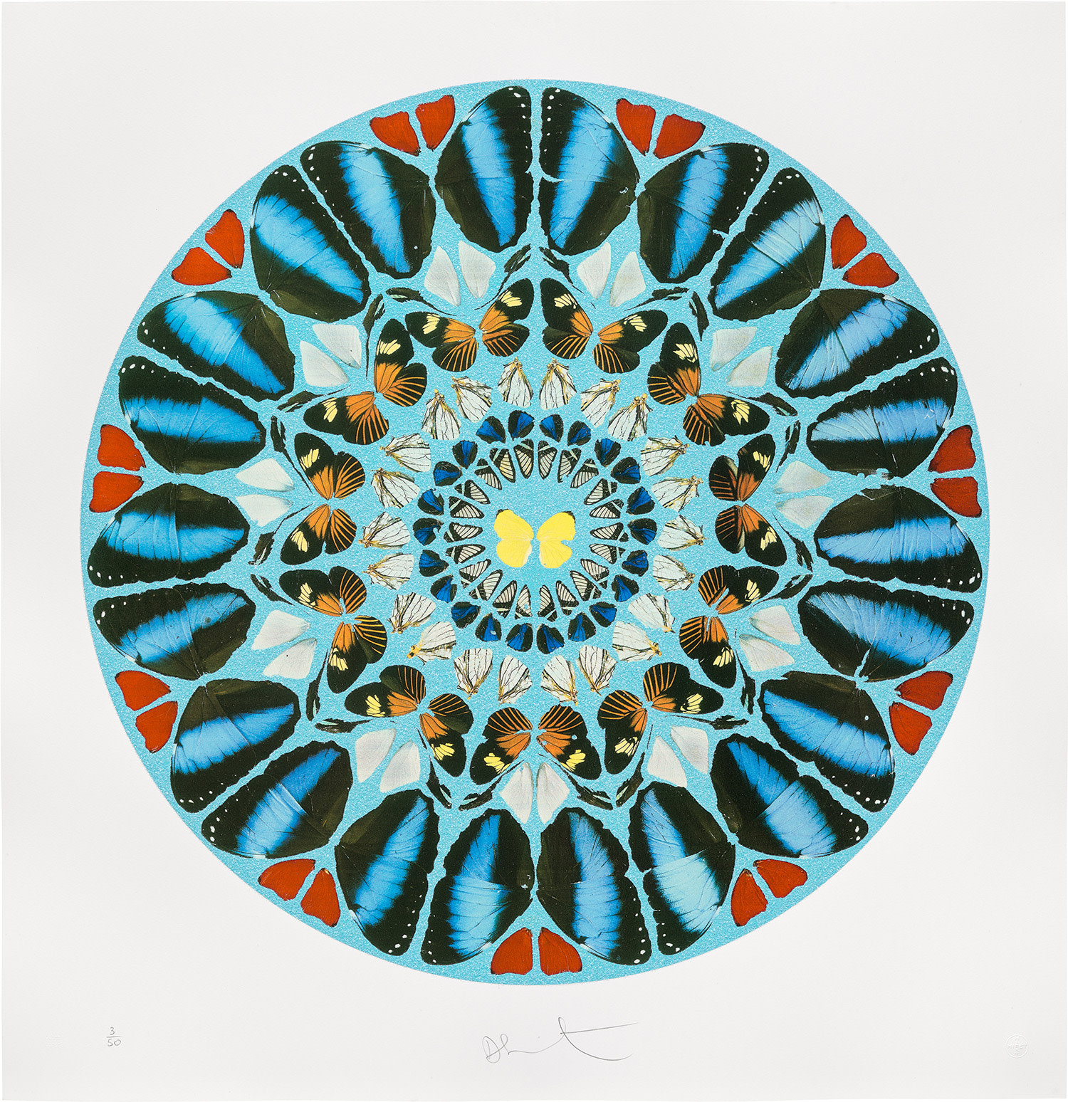 Damien Hirst — Ad te, Domine, levavi, from Psalm Prints