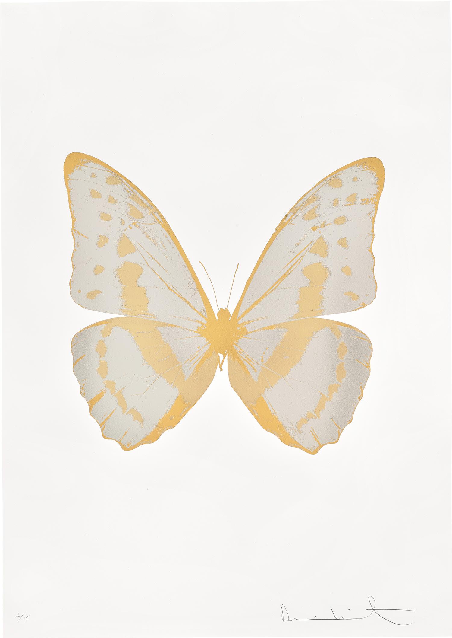 Damien Hirst — The Souls III - Silver Gloss/Cool Gold/Luxury Gold