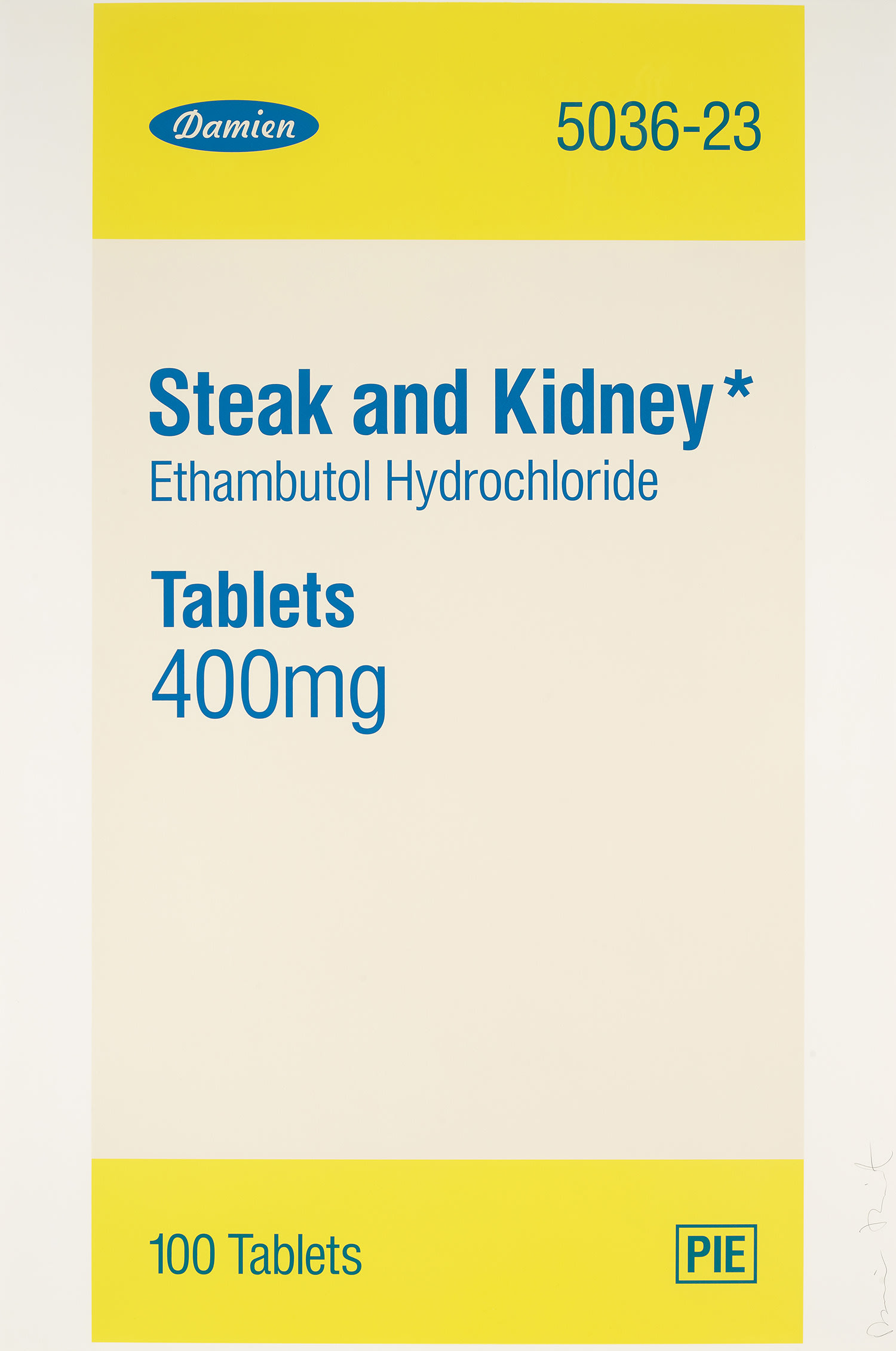 Damien Hirst — Steak and Kidney, from The Last Supper