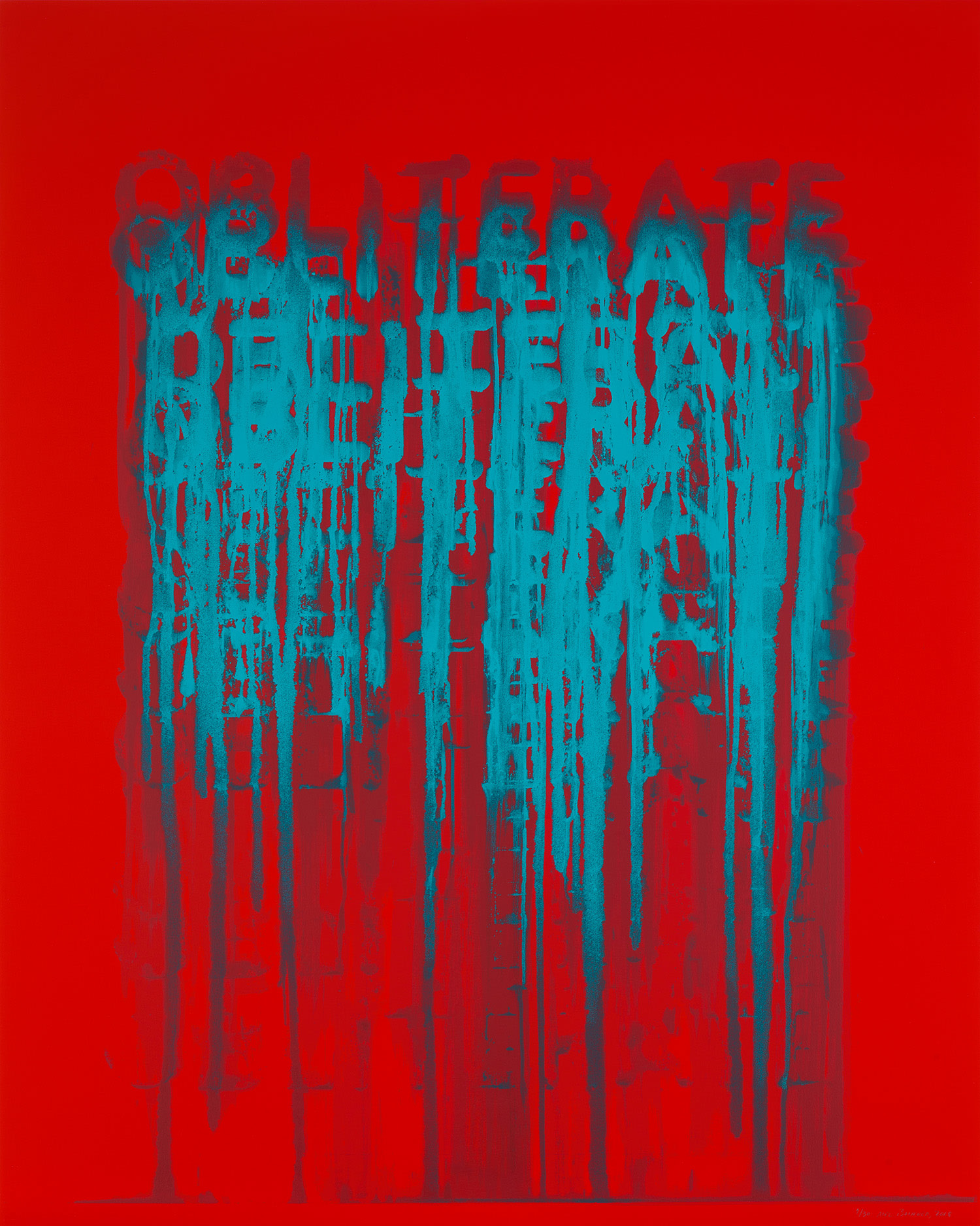 Mel Bochner — Obliterate