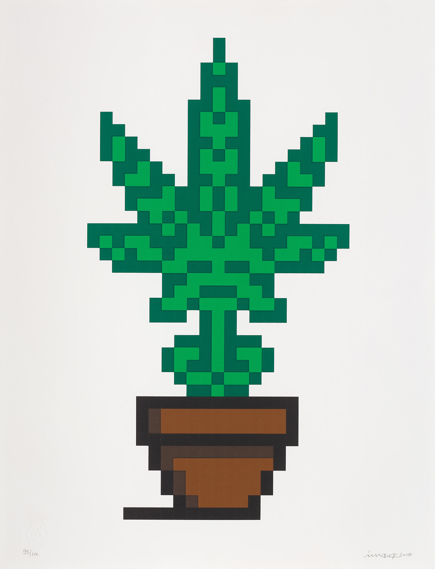 Hollyweed (Brown Pot)