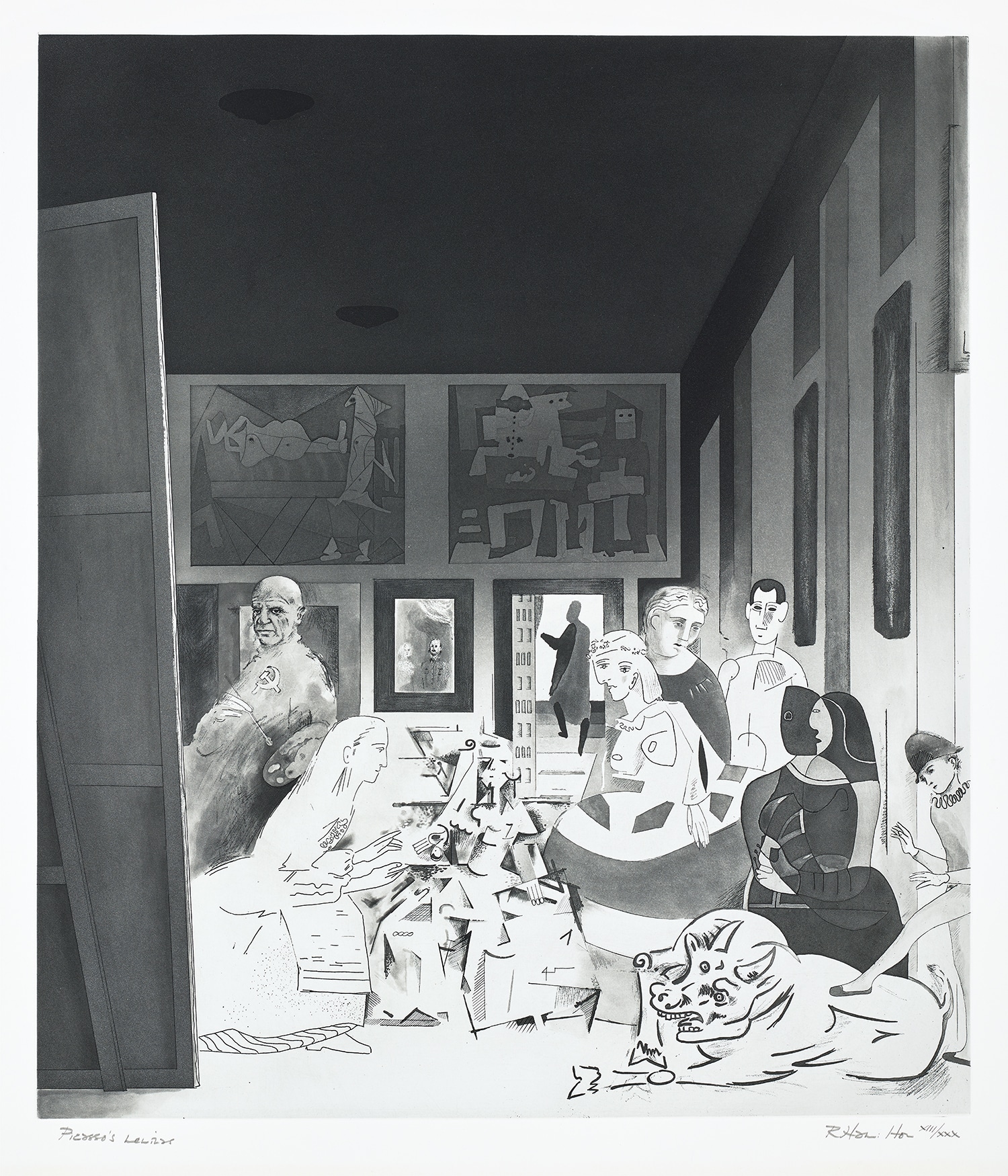 Richard Hamilton — Picasso’s Meninas, from Hommage à Picasso (L. 91)