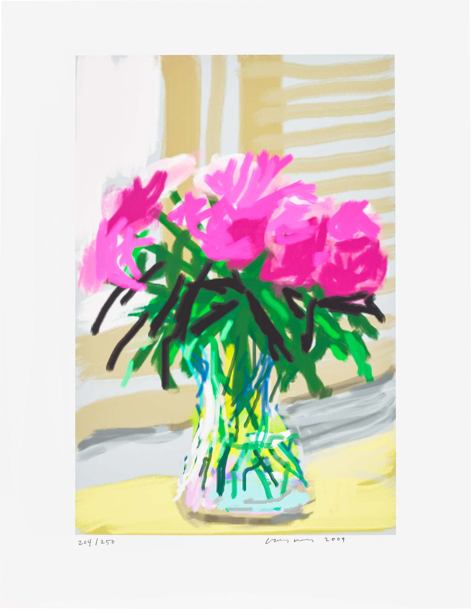 David Hockney — My Window: No. 535, 28th June 2009