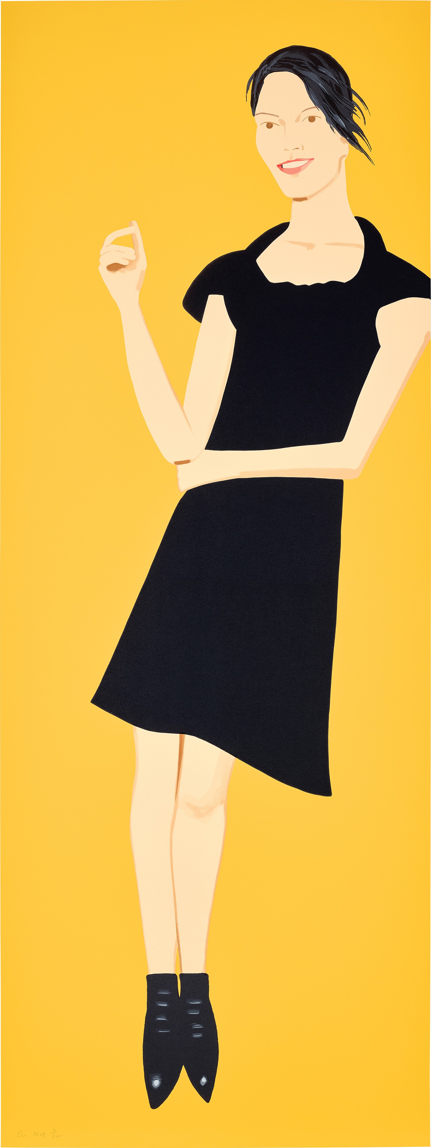 Alex Katz — Carmen, from Black Dress