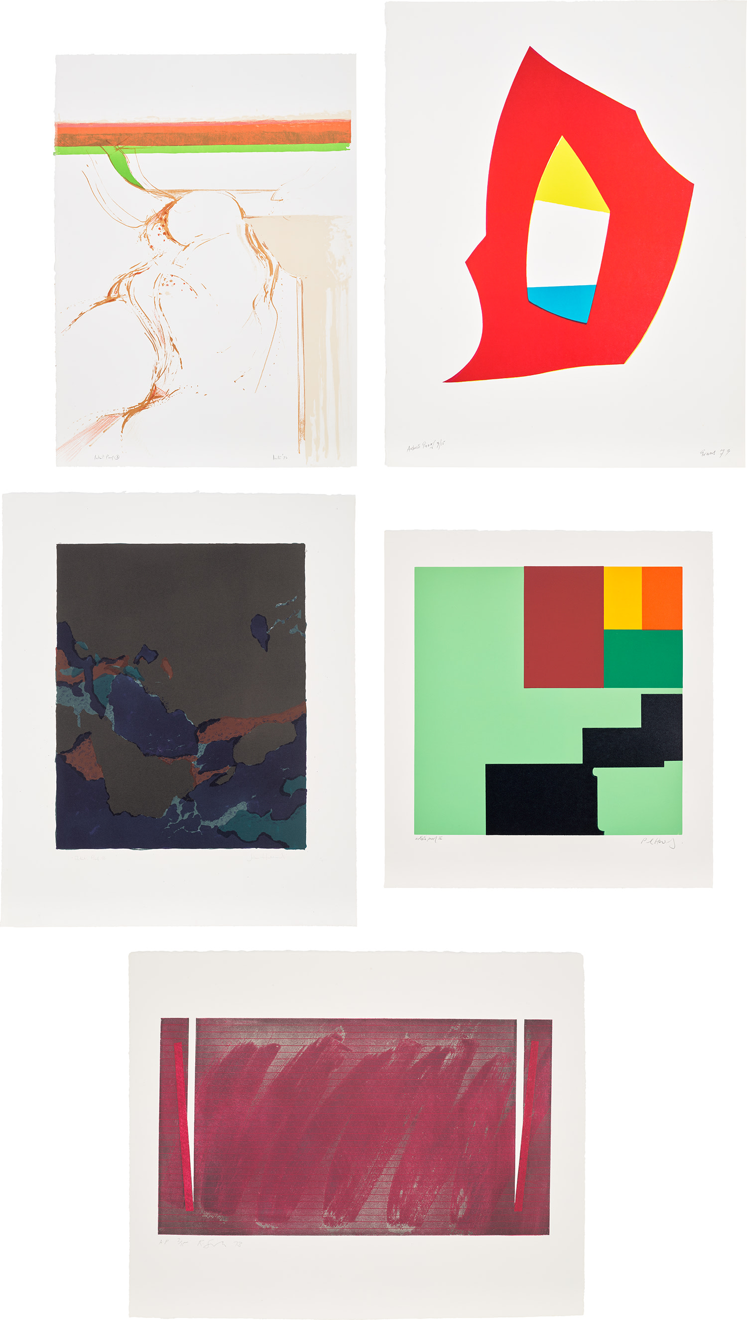 Various Artists — Rothko Memorial Portfolio: five plates