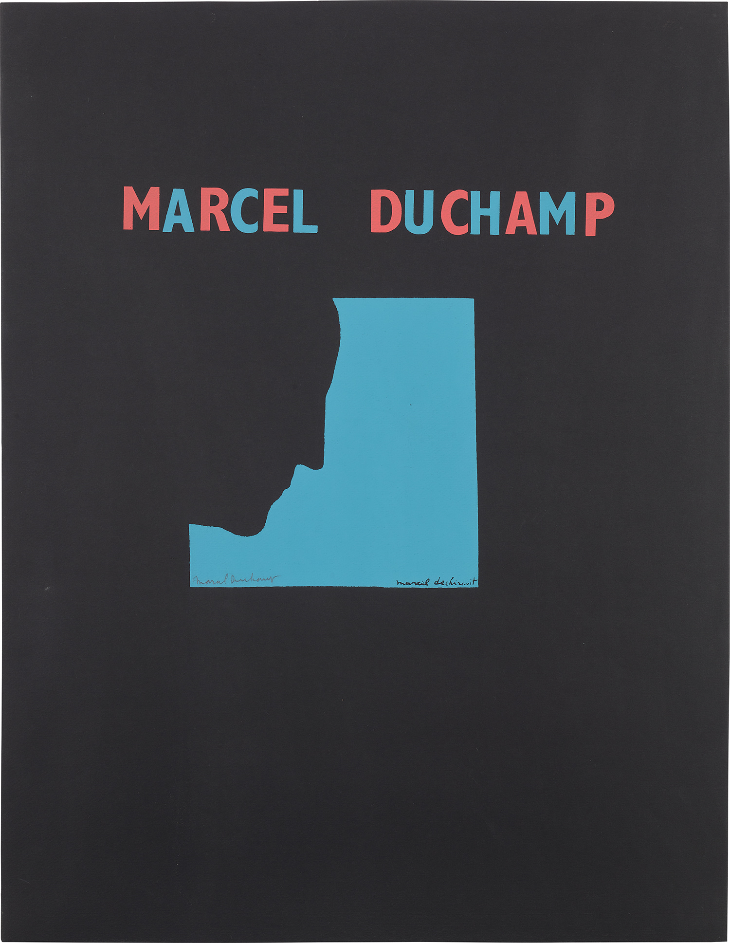 Marcel Duchamp — Poster after Self-Portrait in Profile (S. 565b)