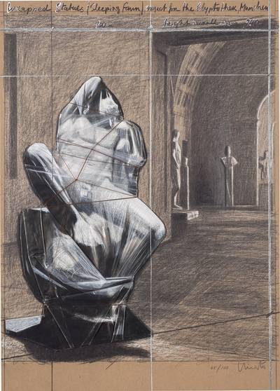 Wrapped Statues, Sleeping Fawn, Project for Die Glyptothek, München (S. 183)