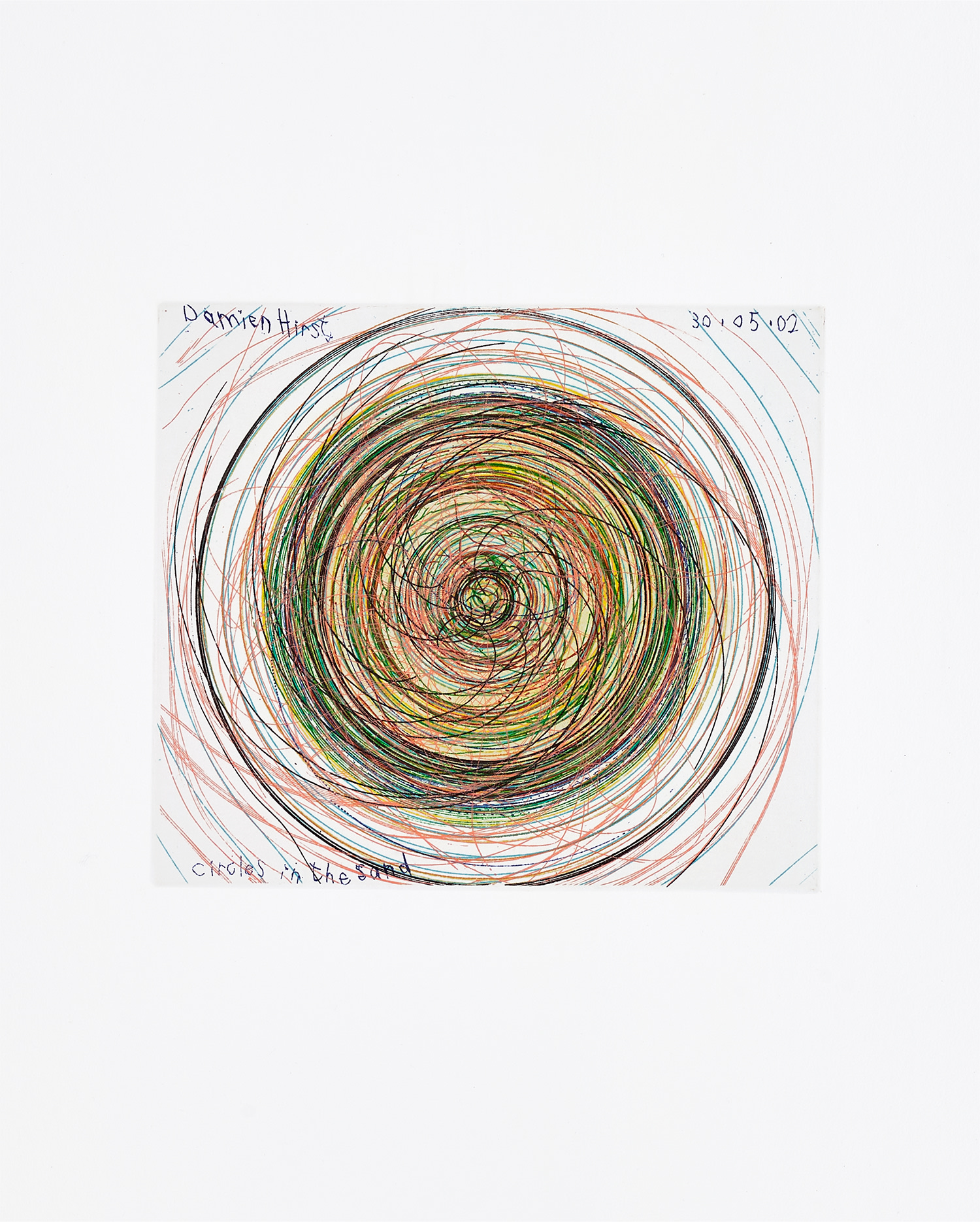 Damien Hirst — Circles in the Sand, from In a Spin, the Action of the World on Things, Volume I