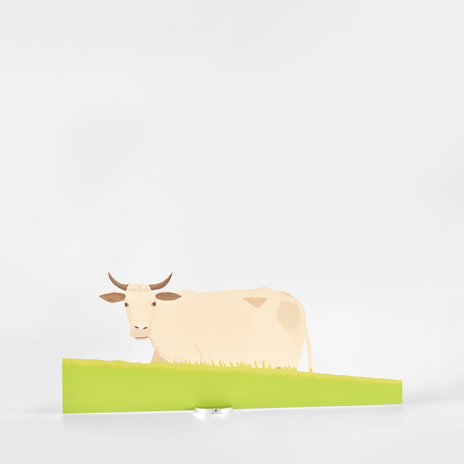 Alex Katz — Cow (Small; cut out edition) (S. 384)
