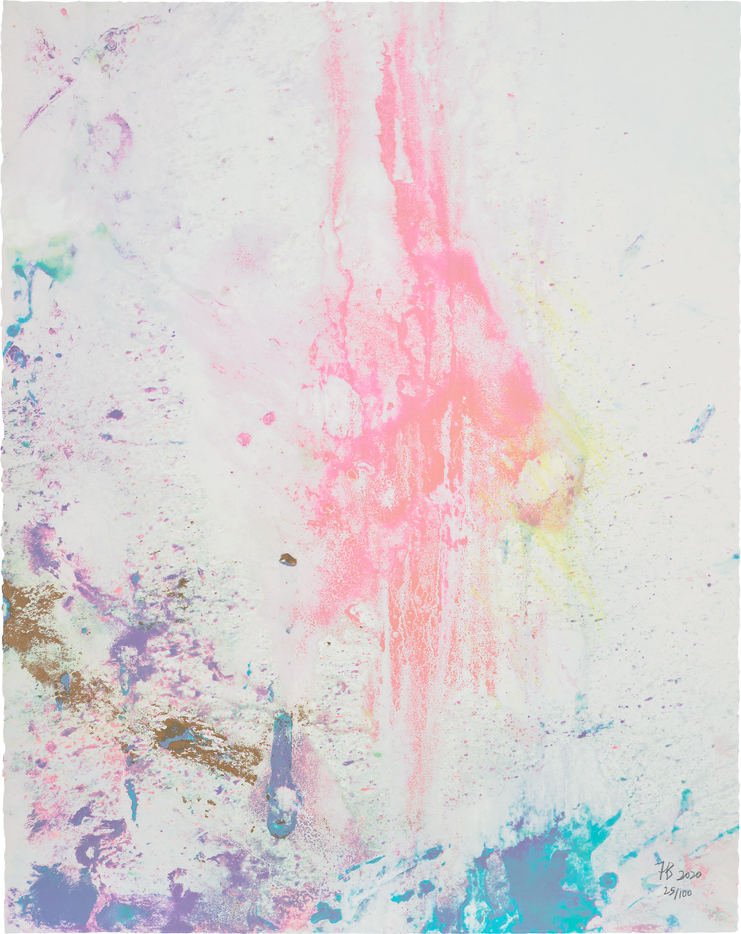 Frank Bowling — As If Eleven, from Tate Modern 21 Years Print Portfolio