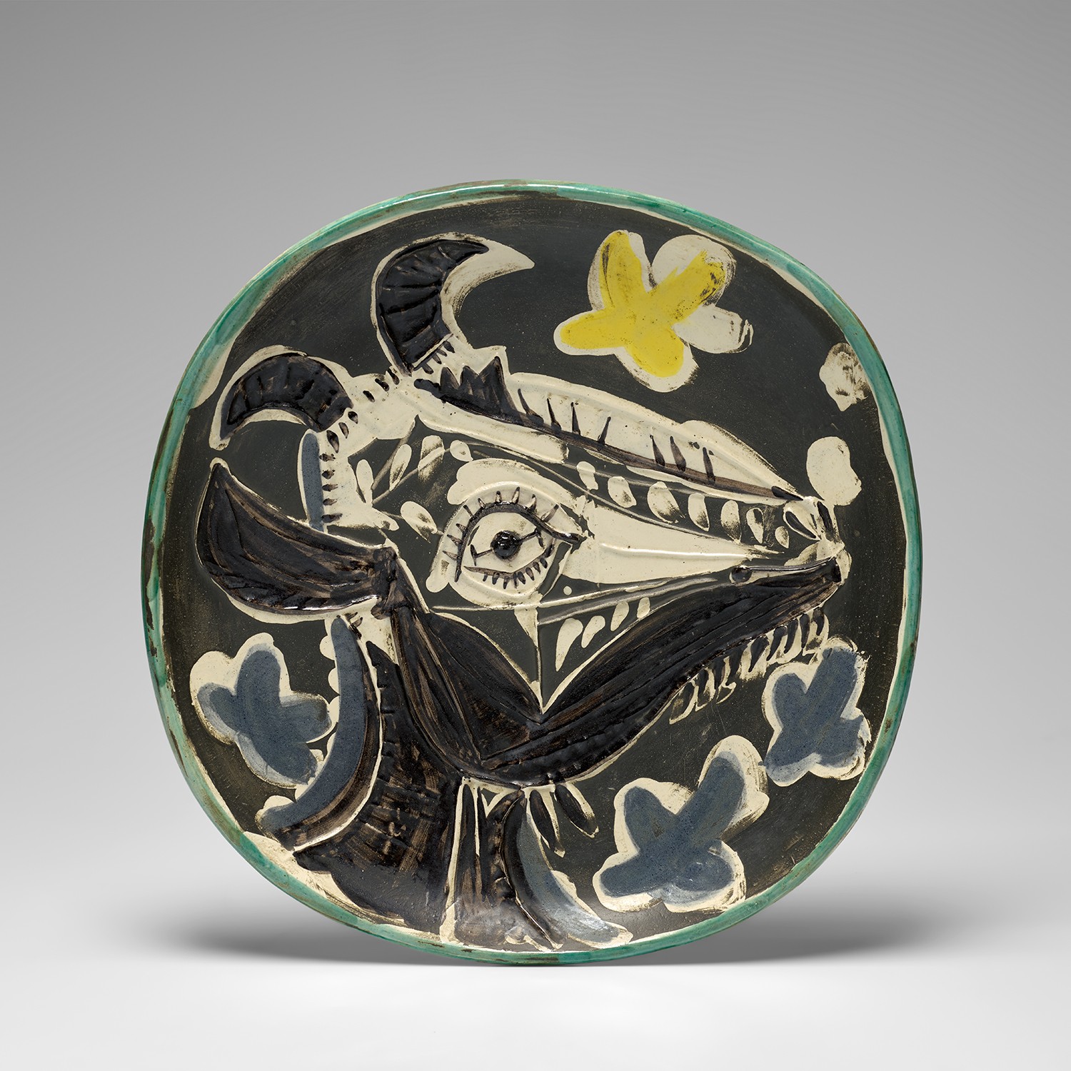 Pablo Picasso — Tête de chèvre en profil (Goat's Head in Profile) (A.R. 151)